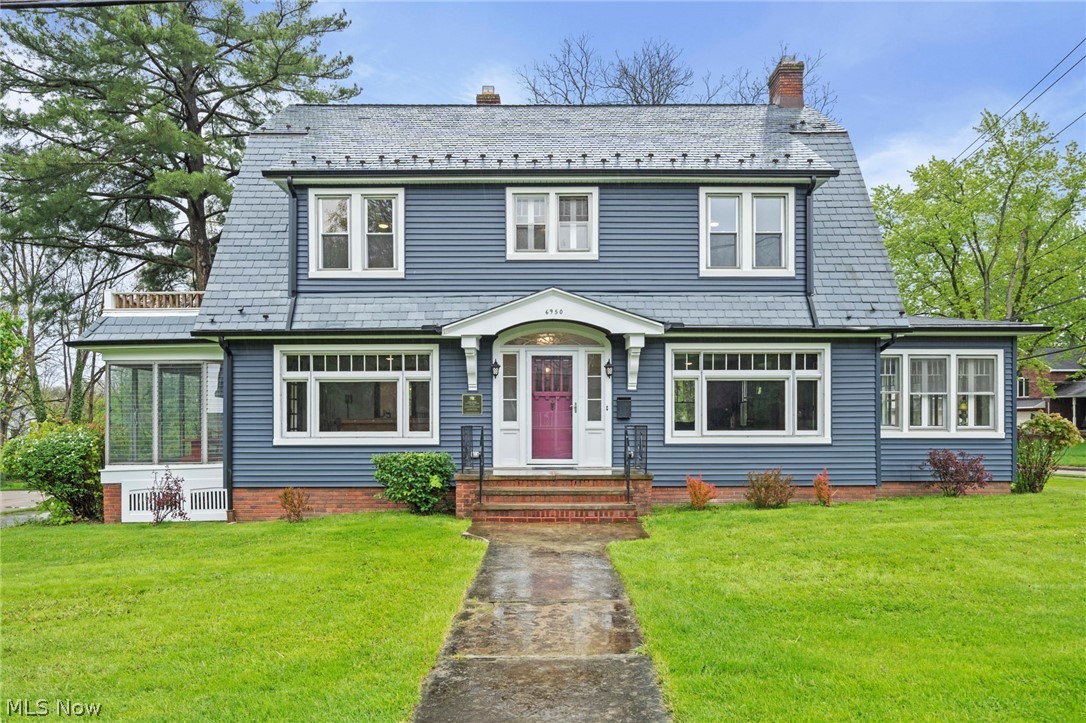 Welcome to 6950 Arlington Street: a beautifully updated 1929 colonial located in the heart of Old Town Brecksville. This historic 5-bedroom 3-bathroom home used to be owned by legendary Cleveland Indians Drummer, John Adams. It truly is a place where music and architectural beauty have come together.  In addition to the stylish design and dark wood finishes, you will love the many windows that allow natural light to pour in, updated electrical, updated plumbing, new and original light fixtures, tankless water heater, multiple sunroom/office spaces, private balcony off of primary bedroom, and attached 2-car garage with an EV outlet for home charging. Key components include: Kitchen Cabinets 2026; Refrigerator 2026; Dishwasher 2026; Range 2025; Microwave 2026; Dryer 2025; 5-Stage Reverse Osmosis in Kitchen Sink ~2024; Some Windows 2026; Boiler serviced annually. City Water & City Sewer. The yard is spacious at nearly 1/2 acre and has an inviting fire pit, picnic table area and hot tub hook up spot - already wired. Highly regarded Brecksville-Broadview Hts. School District. Shopping, rec center, library, pool, restaurants, grocery, Brecksville Metro Parks, and Cuyahoga National Park are practically at your doorstep. An easy commute to I-77 with the I-80 Turnpike entrance toward the south. There is so much to cherish! Houses in Old Town Brecksville rarely come available, so call today for a private showing!