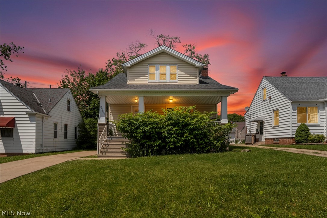 Attention investors! Turnkey Maple Heights bungalow offering immediate rental income ($1205 per month, lease is month to month) with a quality long-term tenant in place who is currently month-to-month and would like to remain. This is an excellent opportunity to add a well-maintained property to your portfolio or begin investing with an affordable, income-producing asset. Popular floor plan offers flexibility with 2 main-floor bedrooms plus a spacious second floor featuring 2 tandem rooms that can function as additional (4th)bedrooms, a media room, home office, sitting area or owner's retreat. Main floor also includes a full bath & comfortable living spaces designed for everyday living. Owner's suite features an enclosed sunroom, creating the perfect space for relaxation, reading or enjoying morning coffee. A finished room in the basement provides additional recreation or storage space, while glass block windows add security and efficiency. Numerous updates have already been completed, including low-maintenance vinyl siding, vinyl replacement windows, updated roof, attractive luxury vinyl plank flooring and a hot water tank replaced in 2023. The partially fenced yard offers outdoor enjoyment and is situated in a desirable Maple Heights location with strong rental demand. Quality non-Section 8 rental with a proven tenant history & excellent investment potential. Property is shown only during active offer negotiations. Please do not disturb the tenant. No wholesalers. No owner financing. A solid turnkey investment opportunity ready to generate income from day one.