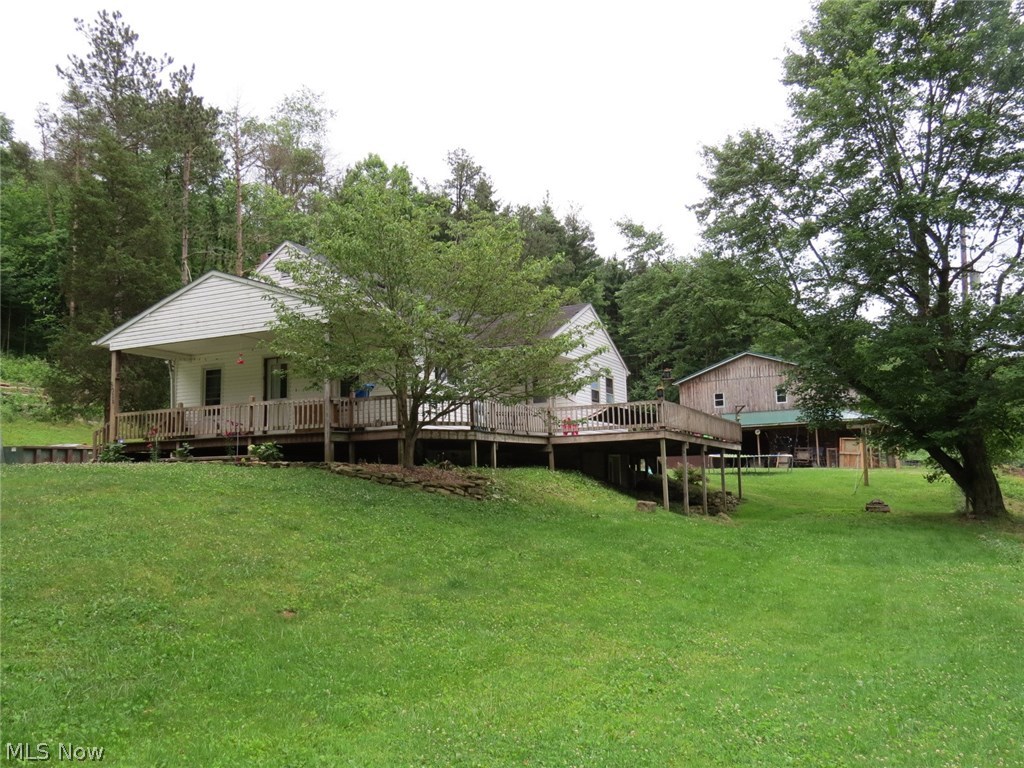 5 Acre Mini Farm with 3 Bedroom Home, Barn, and Fenced Pasture! Here's that country property you've been searching for! This property is off the grid but has all the makings of a little show place! There's currently no electric service, nor central heating or cooling system. House has a newer oak kitchen, walk out basement, and pretty hardwood floors. The 32x40 bank barn was built in 2013 and has horse stalls and plenty of hay storage above. There's no zoning so you can raise livestock as you please! There's even a pond on the property to fish and woods to hunt. Gas and oil does not transfer but may be negotiable. Call to view this neat property!
