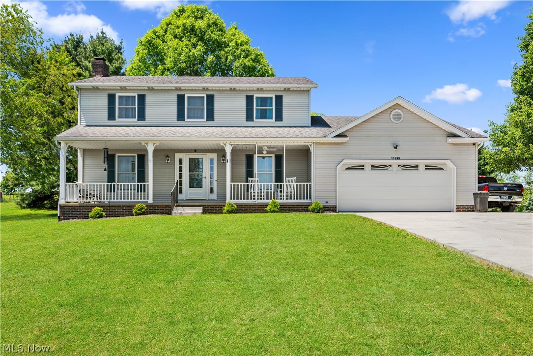 Welcome to this beautiful colonial in Lake Local Schools, situated on just over 2 acres and offering plenty of space both inside and out. With 4 bedrooms, a finished basement, and numerous updates throughout, this home is ready for its next owners.
As you drive up the long driveway, you'll notice the large concrete parking pad added in 2022, providing ample space for multiple vehicles, an RV, utility trailers, or even a teenage driver's first car. The attached garage includes additional space at the back, perfect for a workshop, storage, recreational equipment, or hobbies.
Inside, the spacious first-floor laundry room features new LVP flooring and laundry cabinets installed in 2026, making everyday chores more convenient. The first floor also features new LVP flooring installed in 2021. The updated kitchen offers new countertops and sink (2025), a stylish backsplash (2021), and a stove and dishwasher (2021). Just off the kitchen, a beautiful sliding glass door installed in 2020 leads to the large deck completed in 2024, creating the perfect space for entertaining or simply enjoying views of the backyard and the 16x22 shed.
Upstairs, you'll find three generously sized bedrooms along with a spacious primary suite that spans the width of the home. The primary bedroom features an ensuite bathroom, a walk-in closet, and an additional closet, offering plenty of storage space.
The finished basement provides even more living space, including the fourth bedroom and a large recreation area with plenty of room for everyone to spread out and enjoy.
Additional updates include replacement windows and glass block windows in 2020, a new vanity in the first-floor half bath (2026), and a new HVAC system installed in January 2026.
If you've been looking for acreage, updates, and room to grow in Lake Local Schools, this home deserves a spot at the top of your list. Schedule your showing today!