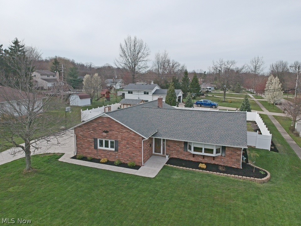 Completely remodeled split level/ ranch style home. Brand new eat-in kitchen w/ movable island (2020), Six Panel Entry Doors (2020), Brand New Roof and Gutters (2020), Insulation (2019), New H2o Tank (2017), New Driveway (2016), Central Air (2012), Home Waterproofed (2011), Vinyl Fence (2009), Furnace (2008). Spacious living room and dining room w/ new flooring (2018). Three generous size bedrooms. Updated half bath w/ granite counters. Lower level family/ media. Home is a split level/ but layed out like a ranch. A must see from the inside!