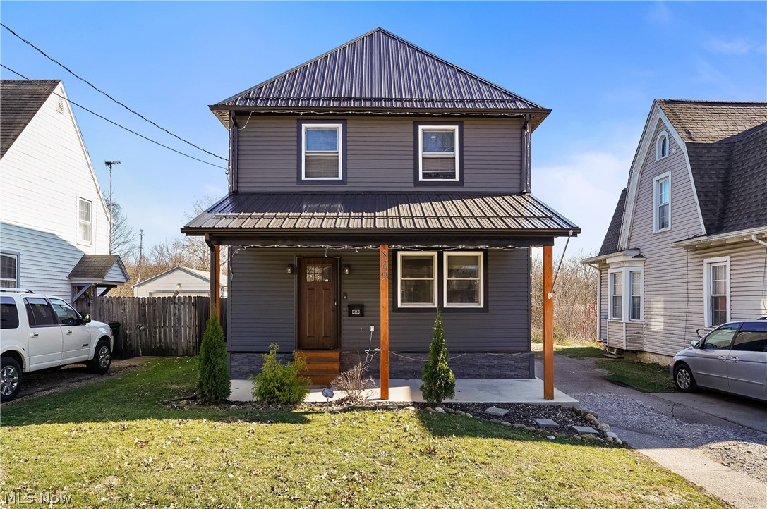 Welcome home to this modern colonial style home located in the heart of Massillon. As you make your way inside the open concept of a spacious living room that flows into the eat in kitchen. Off the kitchen you can make your way outside onto the cozy deck that overlooks the backyard with a oversized shed to give you plenty of room for storage. As you make your way back inside, there is a bedroom conveniently located on the first floor that could also be an office space with a full bath right around the corner. Heading downstairs, you will have an additional living space with a bonus room and full bathroom that ends with a sitting room that walks outside to the backyard. Upstairs features three bedrooms alongside an additional spacious full bath. This home is move in ready and just needs you to make it yours. Call to schedule your private showing today !