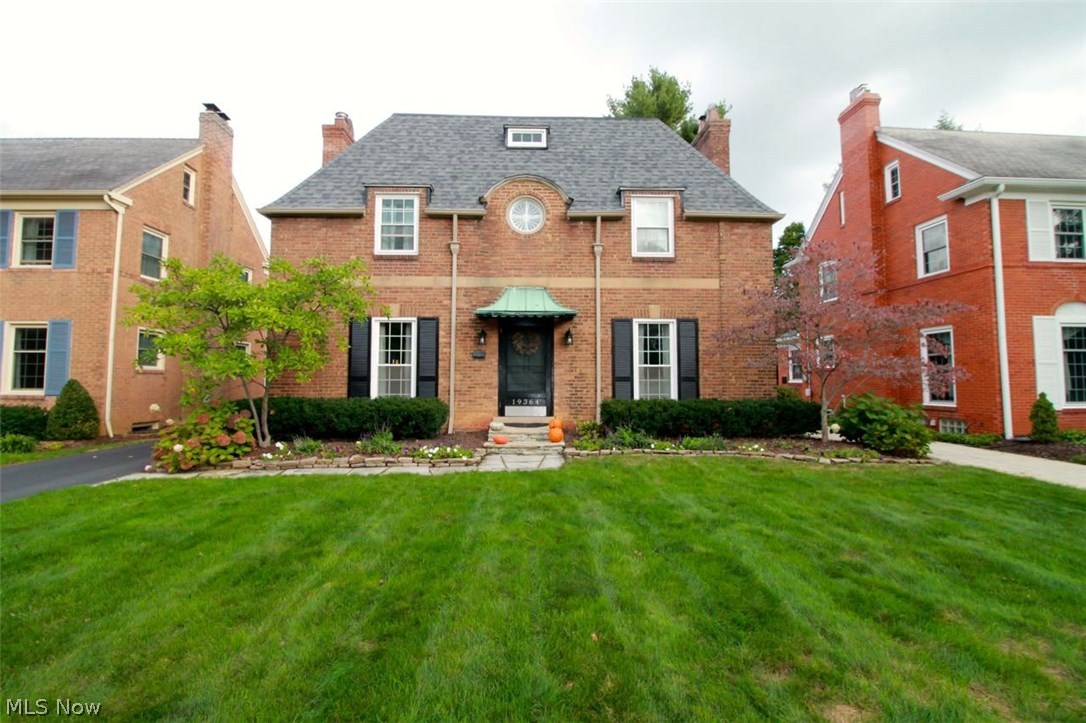 All the work has been done for you in this beautiful brick Colonial as it welcomes you as soon as you enter through the door. Spacious front entry leads you down the hallway to the kitchen; off to the right is the family room with cozy fireplace and to the left the beautiful dining room. Dining room offers a built in cabinet providing extra storage for all your beautiful pieces you want to show off through the glass doors. Kitchen with newer refrigerator and dishwasher (2016); newer ceramic tile and stainless steel appliances. First floor flows nicely from room to room and has such a nice, warm inviting feeling.  The second floor has a gorgeous master bedroom and two other bedrooms along with a full bath and all newer carpet. Bonus third floor has room for a bed as well as a sitting area, play area, media room or office.  Whole house freshly painted this year with newer light fixtures, hot water tank, the roof to the house and garage, the chimney has been tuck pointed and the exterior