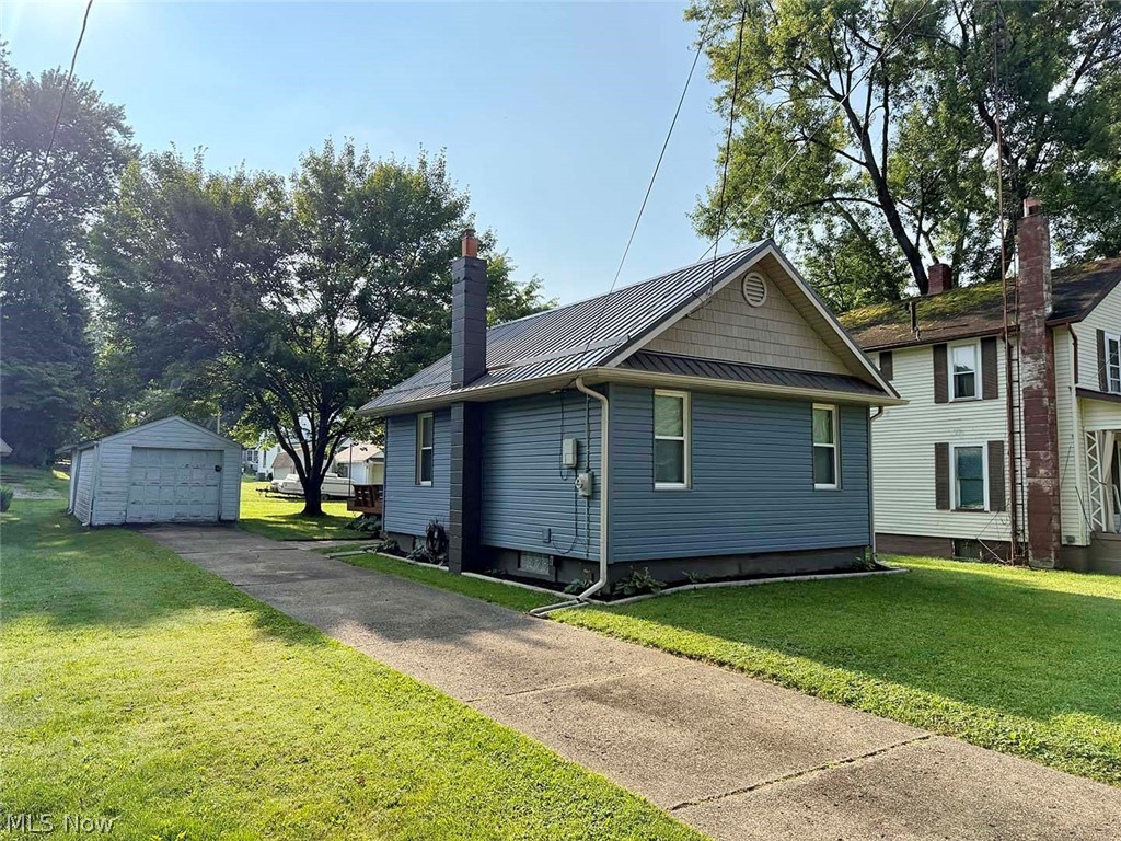 Easy-keeper ranch home. Fully remodeled inside and out. The main level consists of 1 bedroom, 1 full bath, kitchen, and living room. Fully finished basement includes a laundry area, a half bath, bonus rooms, and a utility closet. Public water & sewer. Spacious 180+ sq. ft. back deck. Updated steel roof and vinyl siding. Concrete driveway and 1-car garage.