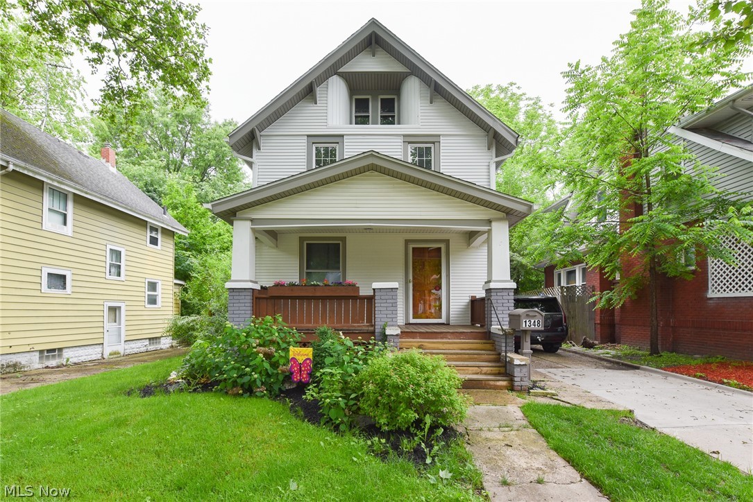 Spacious three bedroom colonial in the heart of Firestone Park. Third floor has laminate flooring and could be finished to make a fourth bedroom and additional square footage. New roof and vinyl siding on home 2019. Garage roof 2022. Updated vinyl double pane windows. Kitchen with breakfast bar area and formal dining room. Beautiful woodwork and baseboards. Large master bedroom with walk-in closet. Freshly painted with new carpeting May 2022. Huge deck freshly painted with slider off of eating area in kitchen. High efficient furnace and air conditioner 2004. Glass block windows in the basement.