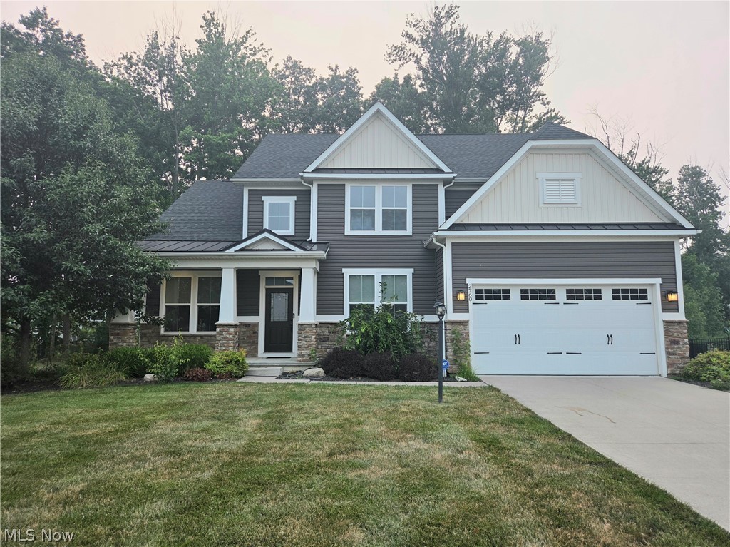 Welcome home to 2760 Fairview Dr. This beautiful 4-bedroom, 4.5-bath home, built in 2018 and situated on over a halfacre lot in one of Avon's most desirable neighborhoods. Featuring an open-concept floor plan, this home offers
spacious living areas that are perfect for everyday living and entertaining.
The main level includes a formal dining room and a living room with elegant coffered ceilings, adding character and
style to the home's inviting design. The expansive kitchen is a chef's dream, featuring a large center island, granite
countertops, and wall-to-wall cabinetry and counter space, providing exceptional storage and plenty of room for meal
preparation. The kitchen flows seamlessly into the large dining area, creating the perfect space for family gatherings
and entertaining.
Upstairs, you'll find all four bedrooms, including a spacious primary suite with a private ensuite bathroom and an
enormous walk-in closet. A second bedroom also features its own ensuite, offering additional comfort and privacy. The
conveniently located second-floor laundry room makes everyday chores more efficient.
The fully finished basement offers a wide-open layout, providing a blank canvas for a home theater, fitness area, game
room, office, or additional living space to fit your needs.
Additional highlights include a spacious 3-car garage, over a half-acre lot, modern construction, and a location within
Avon's highly rated school district. Combining generous living space, thoughtful design, and a sought-after location,
this home is ready for its next owners to enjoy