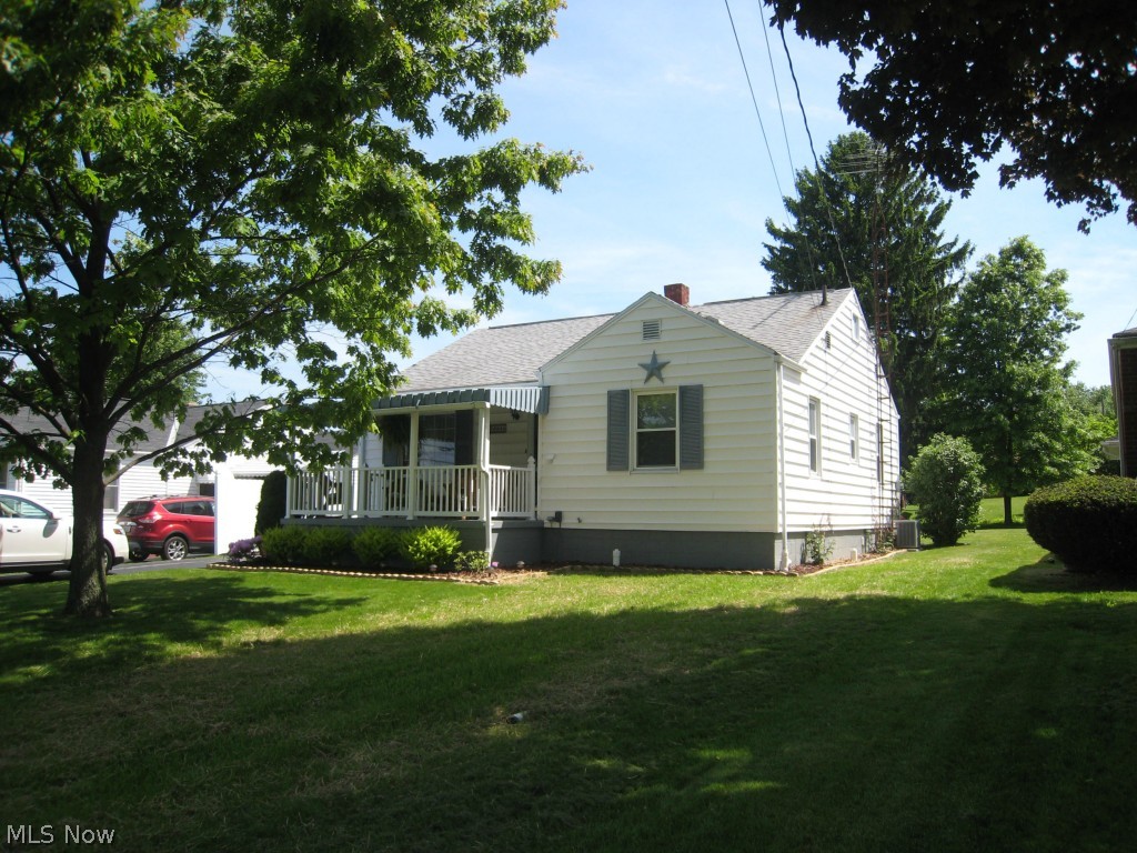 MUST SEE! Beautiful and well maintained 3 bedroom 1 1/2 bathroom ranch home. New cabinets and counter tops in the kitchen and all stainless steel appliances stay. All new Harbor Breeze ceiling fans in almost every room as well as new light fixtures. New double pane replacement windows throughout as well as a new central air conditioning unit. New water heater, sump pump and water proofing in basement, and electric service. Partially finished basement with plenty of storage and work shop area. Washer, dryer, and gun safe also stay. You will enjoy relaxing on the front porch and barbecuing on the back patio. Make an appointment today!