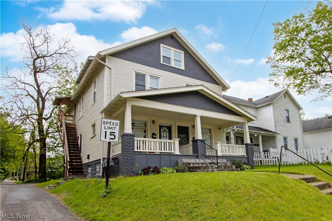 Investment opportunity in Mansfield, Ohio! This triplex offers versatility for investors or owner-occupants looking to generate rental income. Unit 377 features a spacious main and upper-level layout with living room, dining room, kitchen with stove and refrigerator provided, washer and dryer included, plus 2 bedrooms, full bath, and bonus room ideal for a third bedroom, office, or nursery. Covered front porch and rear gravel parking included. Unit 377 1/2 offers a private side entrance leading to an updated upper-level apartment with open concept living space, 1 bedroom, 1 full bath, and kitchen equipped with stove/oven and refrigerator. Unit 3 mirrors the layout of Unit 1 and currently has a tenant on a month-to-month lease. Property also includes basement access, shared parking area, and covered porches for the main level units. Excellent opportunity to expand your investment portfolio or live in one unit while renting the others for additional income.