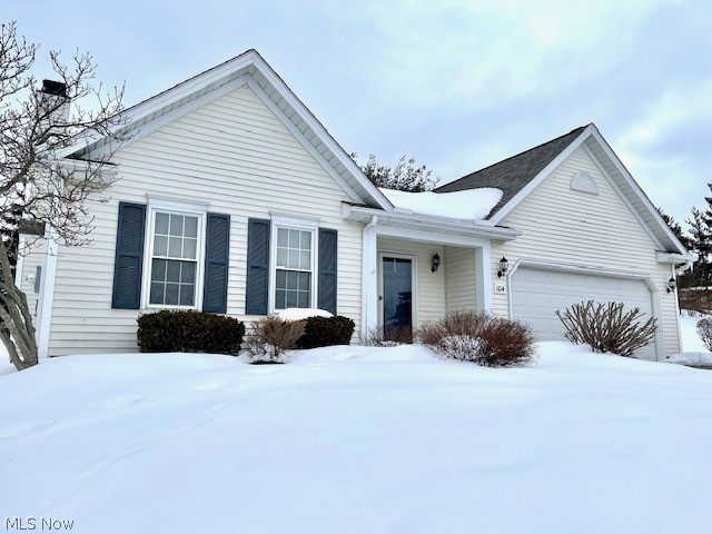 Enjoy low maintenance living at its finest in this free-standing ranch condo! Located in the desirable community of Bridgewater Village. This property offers plenty of  offers plenty of living space with an open floor plan; family room with fireplace, den, dining area with slider to the rear deck that has been recently stained and kitchen with breakfast counter. There are two bedrooms and two-full bathrooms.  Master bedroom features a spacious walk-in closet and an attached master bath with vanity and a shower.  The home includes a two-car attached garage and a plenty of closet space.  Bridgewater Village is located close to Chardon Square, schools, shopping, hospitals, freeways, and parks.