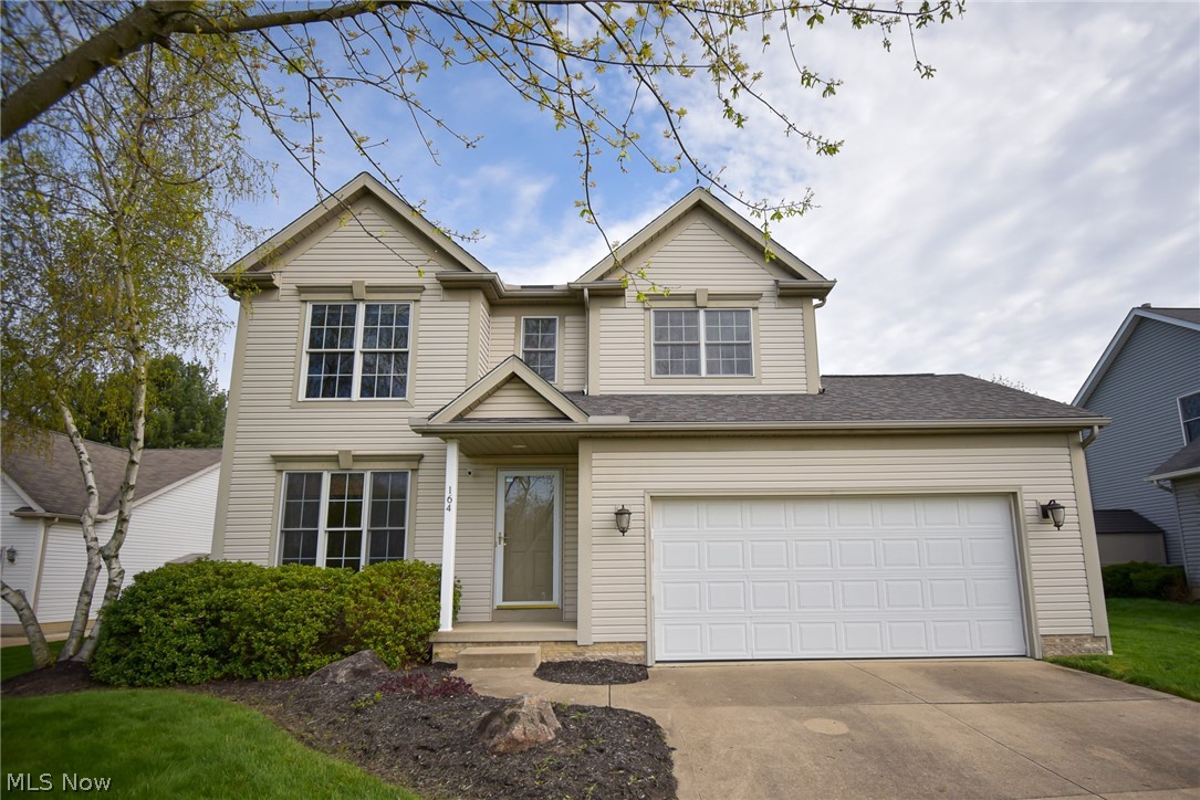 Welcome to this charming 3 bedroom, 2.5 bath colonial with an attached 2-car garage and a finished basement, offering ample space for comfortable living. As you enter through the front door, you're greeted by a living room illuminated with great natural light. The kitchen and dining area are ideal for entertaining, with granite countertops, a stylish tile backsplash, and stainless steel appliances. The sliding glass door off the dining area offers access to the back patio, perfect for grilling or simply relaxing outdoors. The main level also includes a convenient half bath and a laundry room with ample closet space. Upstairs, the sizable primary suite awaits, complete with a private bath featuring a dual sink vanity, a walk-in closet, and a separate storage closet. Two additional spacious bedrooms and a full bath round out the second floor, providing comfortable accommodations for family or guests. The finished basement, with recessed lighting and glass-block windows, adds versatility to the home. The rec room is perfect for entertaining, playing, or pursuing hobbies. Updates include Culligan water purifier (2021) and AC (2018). Don't miss the opportunity to make this lovely home yours and enjoy all the amenities it has to offer in a prime location within the Parkside neighborhood!