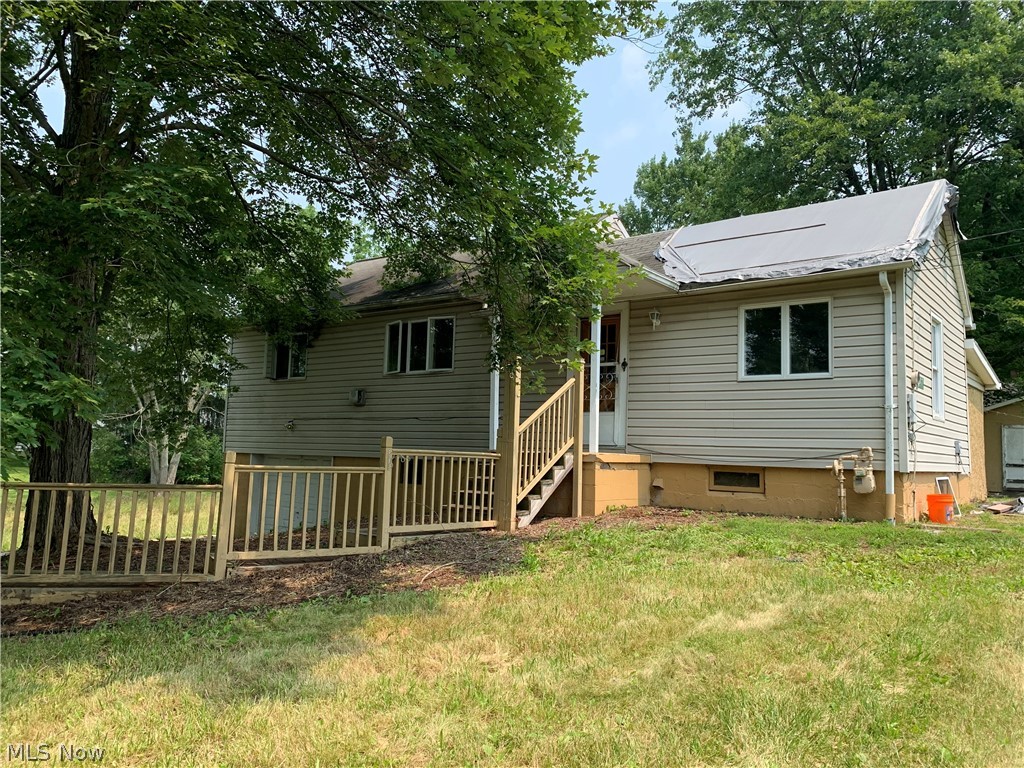 Two bedroom, one bath ranch home situated on a roomy 156x115 lot. Includes basement and attached garage.