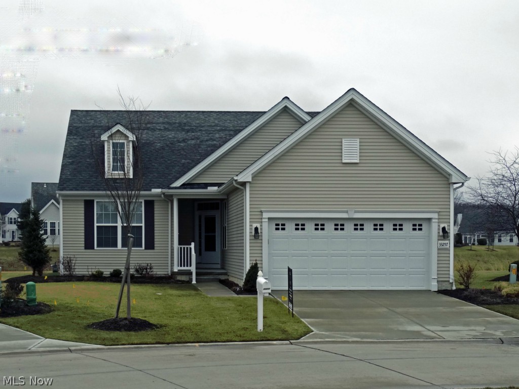 Pondside ranch cluster home with wonderfully open floor plan in Kopf Builder's Waterside Crossings South. Cambridge model with sunroom option and FULL BASEMENT (the size of an extra home.) Great room with high volume ceilings leading to sunroom - overlooking the pond. Kitchen open to the great room. Formal dining area and dinette area. 2 car attached garage leads to mud room/laundry. (All appliances remain.) Kitchen open to the great room. Private vaulted master with large walk in closet and master bath with double sinks and shower with body sprays. Pond views from master and adjacent office (which could be 3rd bedroom.) Private guest room with full bath. Very neutral throughout. Light laminate wood floors in all living areas and light carpet in all bedrooms. Custom blinds throughout. Tremendous storage. Basement with high ceiling height is ready to finish, outfitted with sump pump and battery back up. No steps! Great value. Gently occupied for 2.5 years and priced well below the cost