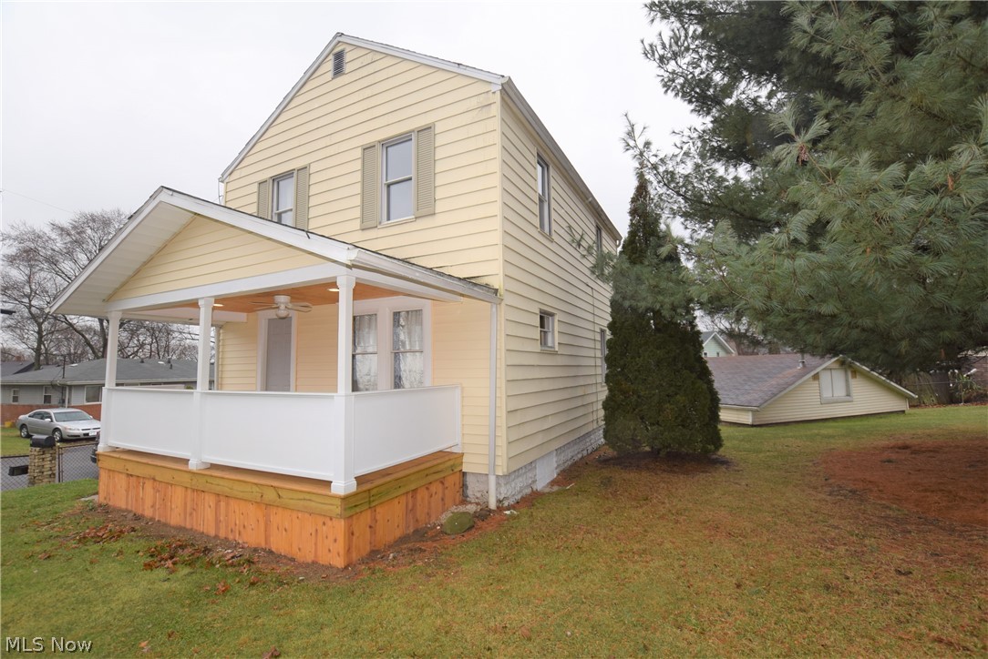 Welcome to 108 Morgan St. in Barberton.  This home features 3 bedrooms and two baths on a double fenced in lot.  Lots of updates including main bath with skylight.  Kitchen cabinets and counters have been updated!  New flooring though-out.   There is an over sided garage and storage shed and an underground tunnel allows access from garage to house!  Don't miss out, call today to schedule your private tour!