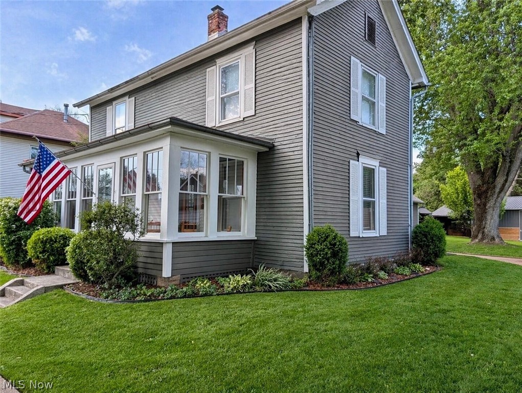 A little bit of country, right in town.
Tucked within walking distance to Tri-Valley Schools, this beautifully renovated early American farmhouse blends everyday convenience with the quiet, peaceful feel of rural living. With 3 bedrooms, 2 bathrooms, and a main-floor master and laundry, the layout is both practical and inviting.
The master suite, added in 2016, feels like its own retreat, featuring cathedral beam ceilings, a bay window, fireplace, and an oversized 7x14 walk-in closet.
Mornings start in the open concept dining and kitchen with a large butcher block island, at the kitchen’s dedicated coffee station, followed by time on the back porch swing or patio, taking in the wooded views. Evenings are best spent in the 3-season front sunroom, curled up with a book as the sun sets.
Comfort is covered year-round with multiple heating and cooling options, including forced air natural gas and central air (2019), a whole-house exhaust fan, electric heaters, a wood burner, and direct vent gas stoves. A water softener and main line filtration system are already in place.
Outside, you’ll find space to truly enjoy. From the custom swing set and tree swing to the open green yard with space for gardening or berry patches, it’s a setting that invites you to slow down and stay awhile. The property also includes a 26x24 garage with ample off-street parking, a 24x56 pole barn (2024), a 6x16 wood shed, and a partial unfinished basement for additional storage.
