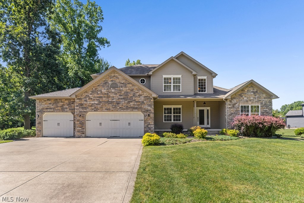 Just Listed! This stunning 4-bedroom, 2 full 2 half-bathroom home offers the perfect blend of luxury, comfort, and resort-style living. Built in 2008 and lovingly maintained by its original owner, this property truly has it all.

Step inside to a bright and inviting first floor featuring vaulted ceilings, beautiful crown molding, and a layout designed for both everyday living and effortless entertaining. Enjoy the convenience of first-floor laundry, half bath and a spacious first-floor master suite complete with a private master bath.

The gorgeous kitchen combines style and functionality with maple cabinetry, updated appliances, and plenty of workspace for cooking and gathering.

Upstairs, you’ll find beautiful crown molding, three generously sized bedrooms, a full bath, and a versatile loft area—ideal for a playroom, office, or additional lounge space.

The finished basement expands your living options even further with additional finished rooms and a half bath, perfect for guests, hobbies, or recreation.

Outside is where this home truly shines. The resort-like backyard is an entertainer’s dream, featuring a covered patio, additional concrete patio space, and a beautiful L-shaped ionized inground pool. The lush landscaping and nearly 1-acre lot provide privacy, beauty, and room to roam. A 3-car garage and extra-large shed ensure you’ll never run out of storage. There is also an in ground sprinkler system. 

This exceptional property checks every box—space, style, updates, and an outdoor oasis that’s hard to find. Don’t miss your chance to make it yours. Call today for your private showing!