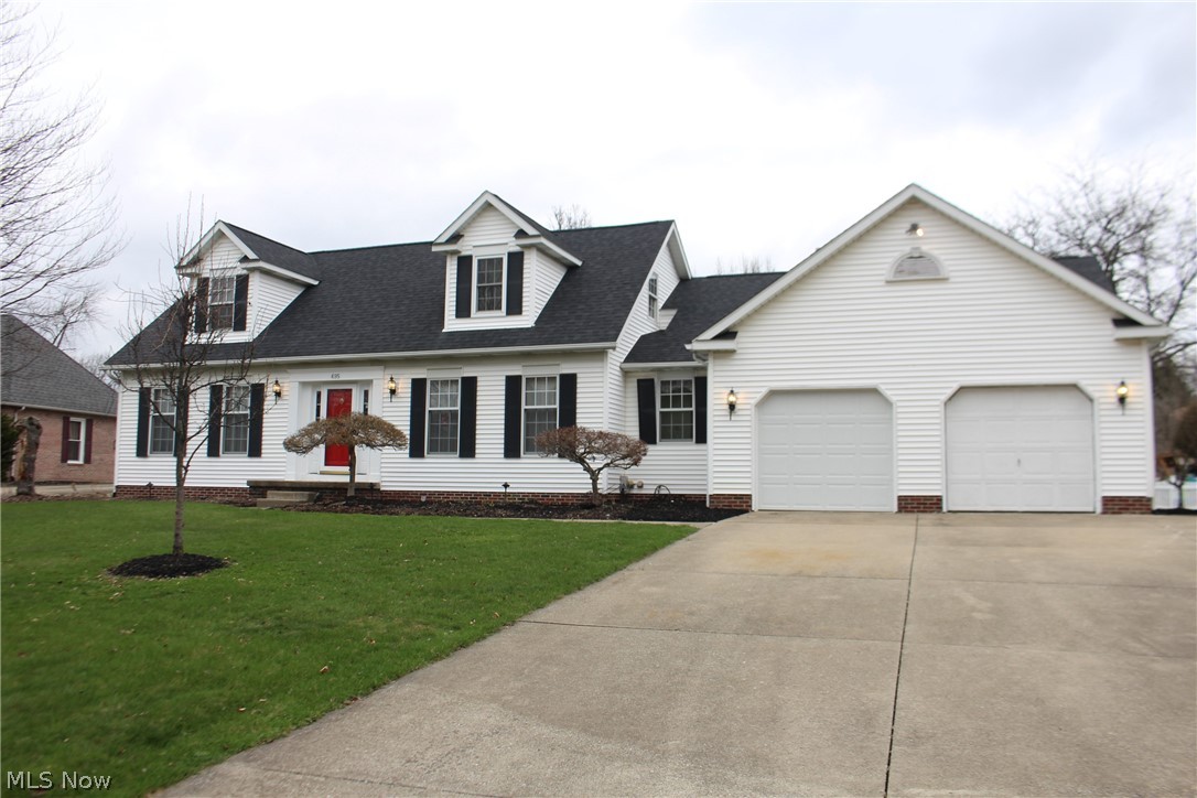This beautiful  4 bedroom home has 1st floor master and finished basement. Above ground level has 2262 sqft, the total lower level is 1092sqft  per County auditor. The master bed room has suite w/cathedral ceiling & large master bath w/big tub, separate shower & spacious walk in closet. Open floor plan from kitchen to family room - large eat in kitchen w/island, desk, plus crown molding in room & on cabinets. Family room features crown molding raised hearth brick fireplace w/mantle & built in shelving. Giant first floor laundry area plus an additional full bath. Finished basement.  Dual sided gas fireplace, built in shelving, surround sound, built in desk, kitchenette and 1/2 bath w/tile floor & pedestal sink!  Big bedrooms upstairs - giant closet space plus a full bath w/shower/tub lg. vanity & linen closet. Sun room off eating area.  Home has a deck ,  brick patio in the back yard .  Newer roof, newer hardwood  flooring on most of the  main level, newer  granite countertops and more.