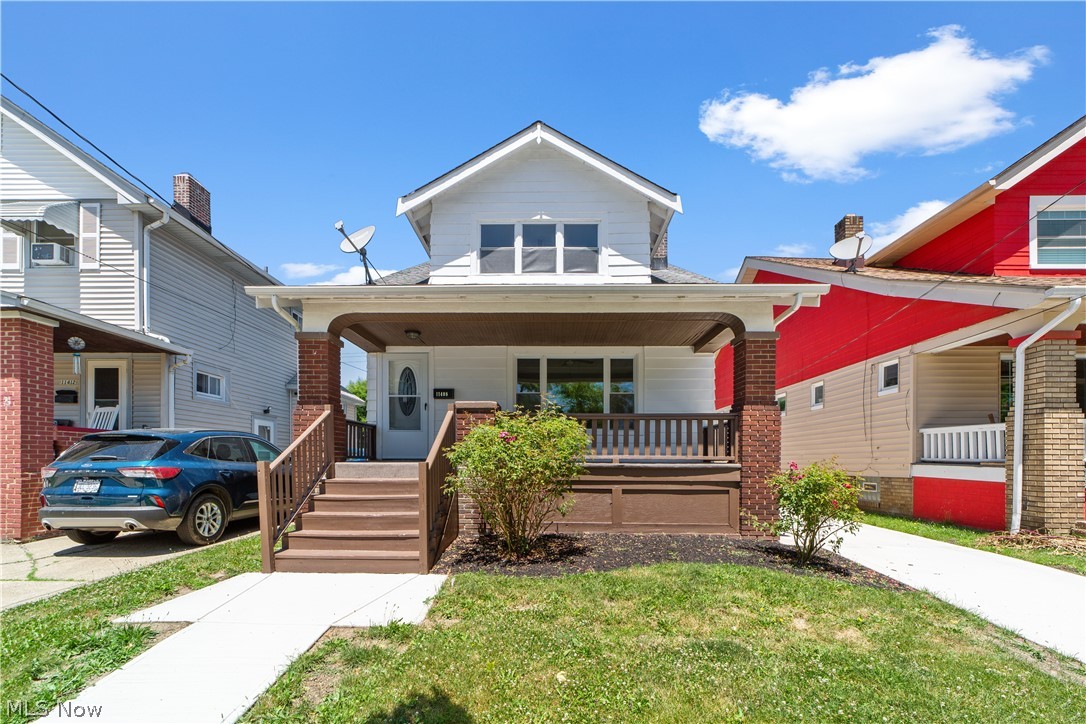 This spacious cape cod features a large living room, spacious kitchen with dinning area. 2 bedrooms and a convenient full bath complete the main floor. The second floor includes 2 rooms and a second full bathroom. The lower level is complete with a partially finished basement, third full bathroom and plenty of room for storage.The home includes a detached 3 car garage, private backyard, new concrete driveway and large covered front porch. Located on Cleveland's west side, it's centrally located near highways, main thoroughfares, close to public transit, shopping, restaurants, parks and more!