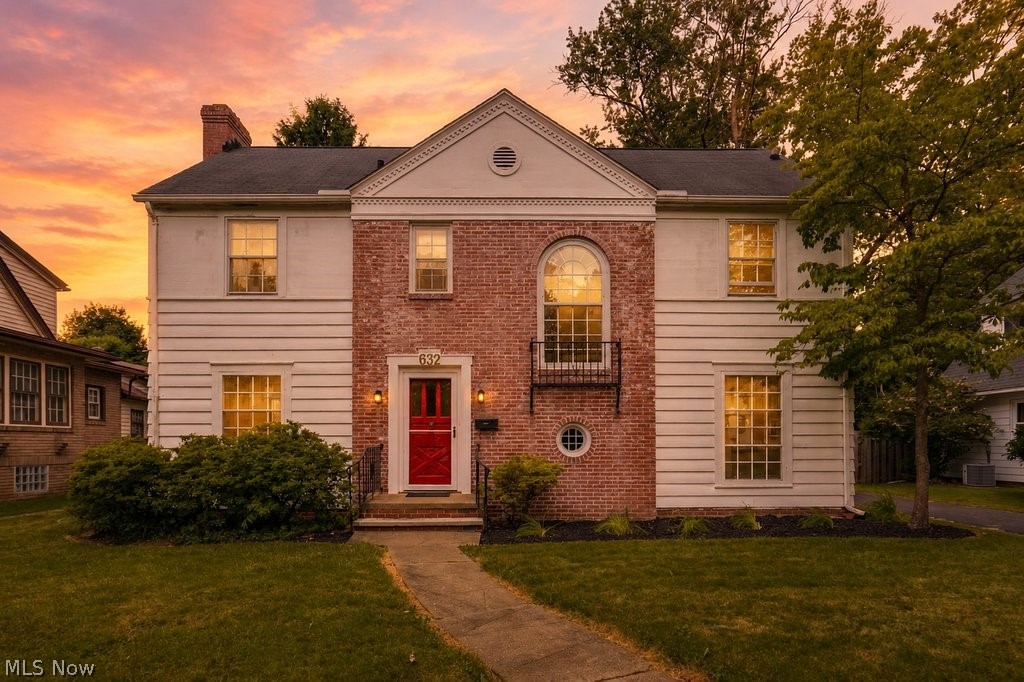Welcome home to this charming West Akron colonial offering timeless character paired with thoughtful updates throughout. Featuring 4 bedrooms and 2.5 baths, this home showcases beautiful hardwood floors, elegant arched entryways, wooden built ins throughout, and stunning floor-to-ceiling windows that fill the first floor with natural light. Cozy up by one of two wood-burning fireplaces, located on the main level and in the partially finished basement, perfect for additional living or entertaining space. Recent updates provide peace of mind, including HVAC (2024), hot water tank (2023), washer & dryer (2025), and dishwasher (2026). An attached 2-car garage adds everyday convenience. Located in desirable West Akron, this home offers easy access to shopping, restaurants, parks, schools, and major highways, making commuting and daily errands simple for new homeowners. A wonderful opportunity to enjoy classic charm in a convenient and established neighborhood.