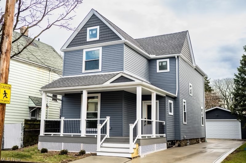 Welcome to Gorden Square Area, One of the most desirable locations in Cleveland!
This home features all high end finishes. You will be awed at the transformation! First floor offers an open concept throughout. 
The home boasts 3 bedrooms, 2 and a half baths, large owner's suite with spa like bath, luxury shower, soaking tub, and walk in closet.
Complete chef's dream kitchen with pantry and separate beverage bar. First floor has laundry and mud room along with a half bath. Brand new 2 car garage, rear deck and front porch. 
This is a MUST-SEE home! 15-year tax abatement from the City of Cleveland.