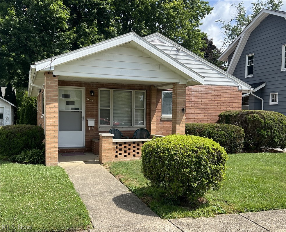 Cute and clean 2-bedroom single family brick home in a great location near downtown Cuyahoga Falls!  Features: Neutral décor, covered front porch, lighted back patio, one car detached garage, under cabinet kitchen lights.  Appliances: refrigerator, gas range, microwave, washer, dryer, garbage disposal, new water heater.   Sellers are licensed real estate brokers in the State of Ohio.