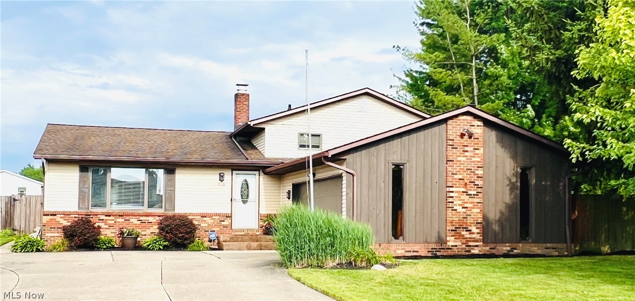 Welcome to this move-in ready, well-maintained split-level home nestled in a quiet neighborhood offering both tranquility and convenience to many restaurants and shopping areas. Built in 1983, this residence blends contemporary charm with thoughtful design elements that enhance its original structure. With four bedrooms and two bathrooms, this home is ideal for people seeking comfort and functionality in a spacious four-level home.

The open area main level connects the living area, dining space, and kitchen. The spacious eat-in kitchen has many cabinets, an island, and newer stainless steel appliances.  Upstairs, the main bedroom offers direct access to the bath featuring a double vanity. Two additional bedrooms on this level provide ample space and privacy.  In the lower level, there is a fourth bedroom, full bath, and  large recreational room, complete with wood-burning fireplace framed by a beautiful brick wall for cozy gatherings on chilly evenings.  The basement level offers additional living space with a bar and convenient laundry area.  

Outside, the patio overlooks a fenced yard and above-ground pool, providing a serene setting for outdoor relaxation and entertaining. The attached garage accommodates two cars and offers additional storage space, complemented by an extra large concrete driveway and garage door opener for convenience and security.

Don't miss out on the chance to make this well-maintained home yours. Schedule a showing today and imagine yourself enjoying the comfort and convenience that this property has to offer.

Some of the updates are:  
- Air conditioning 2018
- Nest thermostat
- Hot water tank 2021
- All kitchen appliances 2017
- New carpet in family room 2021
- Furnace estimated 2012 
- Wi-Fi features with some lights, 
- Ring doorbell, Genie Aladdin 
- Wi-Fi garage opener 
- 27’ Above ground pool and pump 2021
- (To be completed) New roof on back slope main level