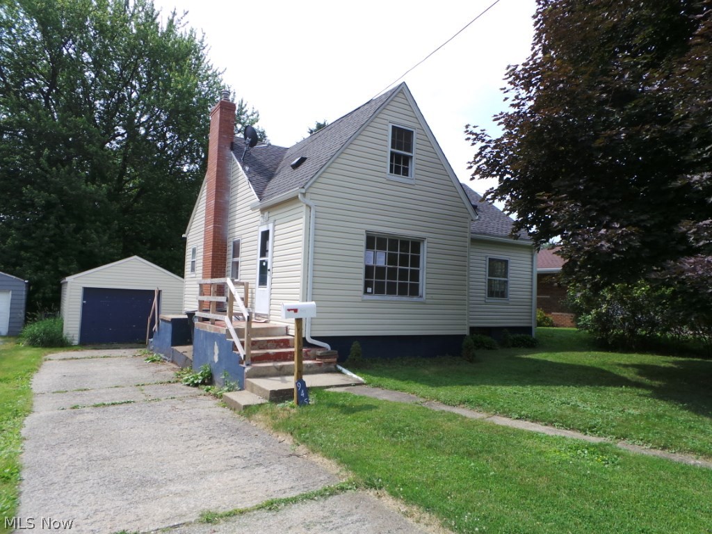 Three Bedroom Bungalow, with hardwood and oak trim throughout.   Fenced Yard, Large Deck.  Property sold AS IS.