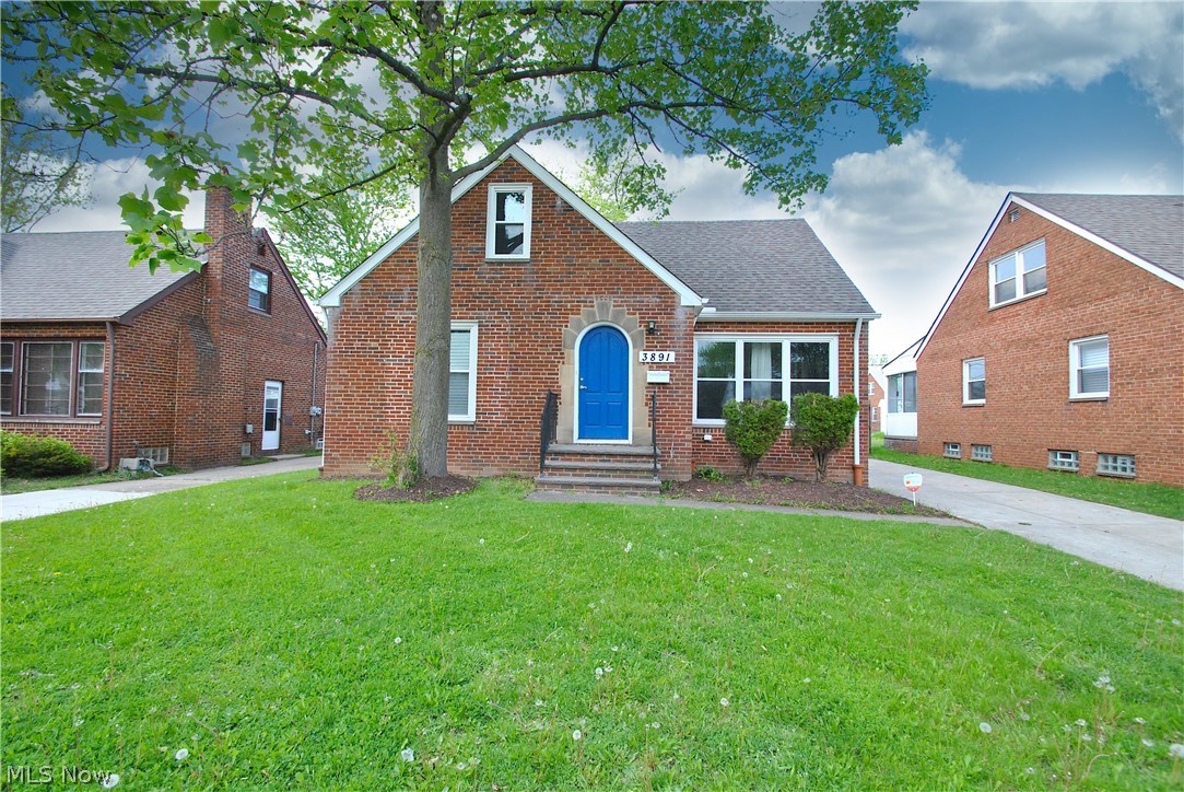 Stunning South Euclid brick cape cod waiting for you to move right in! When entering the front door, notice this spacious layout from the large living room, to the generous eat in kitchen. New carpet installed in living room and basement- Freshly painted throughout.  First floor offers two generous sized bedrooms with great closet space and an updated full bathroom. Enjoy your large kitchen for entertaining. The second floor offers a spacious master bedroom with en suite master bath, and loads of closet space including your desirable walk-in closet. The finished basement will make a beautiful living space or rec area! Enjoy your fully fenced yard! Schedule your showing today!