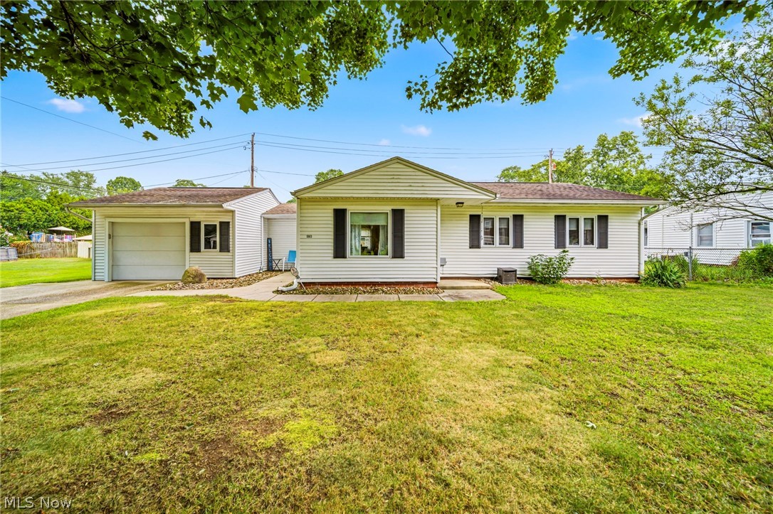 Welcome home to easy one-floor living! This move-in ready 3-bedroom, 1-bath ranch offers the perfect combination of comfort and convenience in a desirable Madison location. Inside, you'll find new flooring and carpet throughout, along with updated appliances, making this home truly ready for its next owner. Just minutes from beautiful Lake Erie, shopping, dining, parks, and everyday amenities, you'll love the location as much as the home itself. Step outside to your private backyard featuring a patio that's perfect for relaxing, entertaining, or enjoying a quiet evening. Whether you're a first-time homebuyer, looking to downsize, or simply searching for a low-maintenance home, this charming ranch is one you won't want to miss!