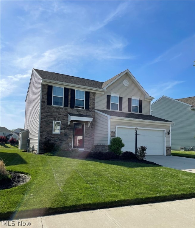 Beautiful 6 year young colonial in Willoughby!  Luxury vinyl plank through out the first floor! Meticulously maintained home! Pride of ownership shows.  Beautifully landscaped yard. Upstairs , you will find all 3 bedrooms, a full bath, and the laundry room!  The large owner’s suite completes the upstairs!  Huge walk in closet!  In the basement, 400 extra finished square feet for a game room, perfect movie nights, etc!  A third full bath completes the basement!  Schedule your private showing today!