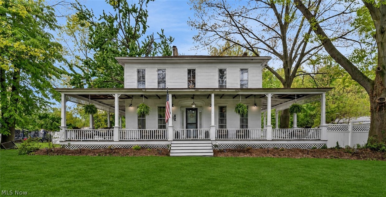Built in 1860, this truly one-of-a-kind home blends timeless character with modern updates. Situated on .75 acres, the property offers the most beautiful curb appeal around with a stunning wraparound front porch featuring new composite decking (2026). Enjoy your morning coffee while relaxing on your porch swing. The backyard is fully fenced with vinyl fencing (2019) creating your own private outdoor area complete with an in-ground pool, greenhouse, chicken coop, spacious composite deck, and an outdoor kitchen area featuring a granite counter with sink—perfect for entertaining all summer long.
Inside, you’ll find a remodeled kitchen while still maintaining the unique details and warmth that make older homes so special. The remodeled kitchen features granite countertops, a pantry, coffee bar, pot filler, and all appliances including a new refrigerator (2025), dishwasher and stove (2019). The mudroom offers additional cabinetry/storage, granite countertops and a convenient dog washing station. A thoughtfully designed addition created a spacious upstairs primary suite, while second-floor laundry with washer and dryer adds everyday convenience.
With five bedrooms, a bonus sixth room, three full bathrooms, two living spaces, and a dedicated first-floor office, this home offers incredible flexibility and room to grow. Additional major updates include two furnaces (2019), hot water tank (2020), updated electrical with new electrical box (2019), electrical subpanel in the garage, and a new garage door (2026).
From the stunning curb appeal to the endless amenities and character throughout, this property is unlike anything else on the market!