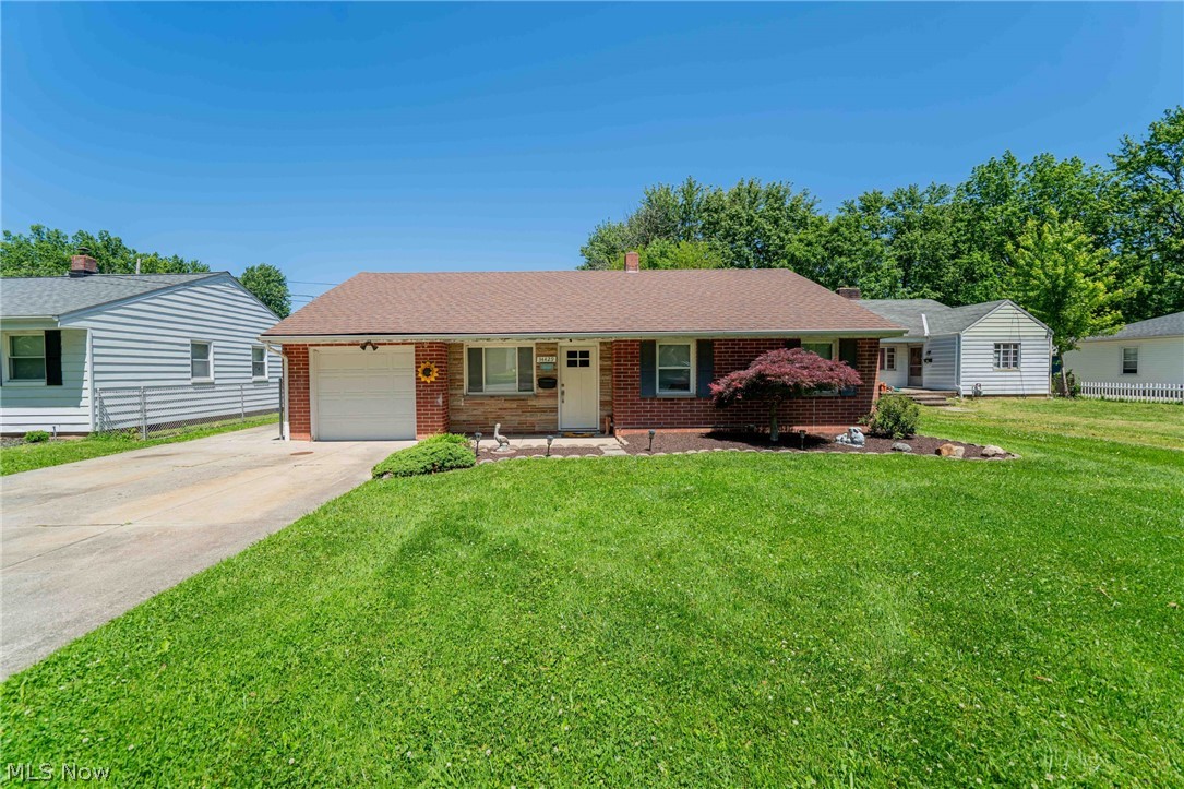 Charming and well-maintained 2-bedroom, 1-bath ranch offering comfort, convenience, and an inviting lifestyle in a desirable Eastlake location. This home features an easy-flow layout designed for everyday living and relaxed entertaining.The kitchen is equipped with all new stainless steel appliances, including a gas range. A dedicated pantry area provides extra shelving for added storage and organization. The kitchen is further enhanced by granite countertops that add both style and lasting quality. The living spaces feel warm and cozy, creating a comfortable setting for both daily routines and hosting guests. Both bedrooms are nicely sized, and the full bathroom is clean and well maintained.Major mechanical systems have been updated within the last 3–5 years, providing peace of mind, improved efficiency, and reduced maintenance concerns. A spacious laundry area adds convenience and additional utility space.Outside, the home sits on a private 0.1605-acre lot featuring both a front yard and a fully fenced backyard, offering privacy and versatility for entertaining, pets, children, gardening, or simply relaxing outdoors. The backyard also includes a patio area, ideal for outdoor dining, gatherings, or enjoying quiet evenings. A spacious outdoor shed provides excellent storage for lawn equipment, hobbies, or seasonal items.Conveniently located near shopping, schools, parks, and freeway access, this home delivers both comfort and accessibility.This move-in ready ranch is an excellent opportunity for first-time buyers or downsizers looking for a well-cared-for property in a great location. The property is being sold AS-IS, offering buyers the opportunity to make it their own while appreciating the many updates and improvements already completed. It is ready for its next chapter. Schedule your private showing today.