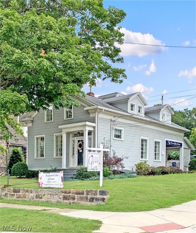 Do Not miss the chance to see this stunner situated on a perfect corner lot in the middle of town.The traffics count is sure to maintain any retail space.This place exudes charm!Unique features of old charm and recent updates make it a perfect spot for any retail shop! Owner is willing to also Sell the current business which is called Flowers & Gifts By Grace.(Voted Best Of Salem) Details in the brokers notes.New lighting fixtures,floors and updates throughout. This space is zoned retail and has a kitchenette downstairs and full bath as well as numerous rooms/work stations to make comfortable and functional. This Historical landmark has been renovated to make it  one of the most appealing interior floor spaces capable of displaying, highlighting and preserving just about any commerce.It’s unique layout offers many possibilities!There are 2 bedrooms and Full bath and living space upstairs within the building.The side covered entry has 3-4 parking spaces that can be used for handicap acc