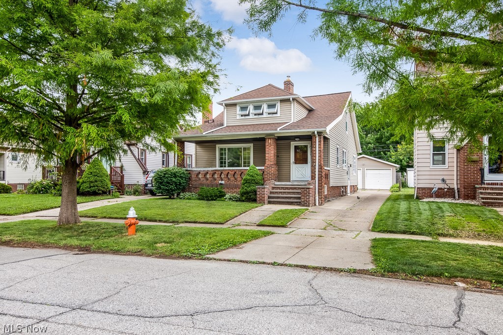 Welcome to this Beautiful, Roomy, West Park Bungalow in the heart of Kamms Corners area! The home welcomes you with gleaming hardwood floors through- out most of the home ,Adding to its charm! All appliances will stay with the property. Updated Furnace, A/C, and Electrical! Newer roof and replacement windows including glass block in the basement! Four large bedrooms, The Mstr bedroom upstairs has a beautiful full bath with Granite countertop, Kraftmaid cabinets and porcelain flooring. The home also has a newer 2 car garage and a wonderful front porch to relax on. Situated in the Heart of Kamms Corners area the home is also a easy walk to the Rapid station for your downtown commute.