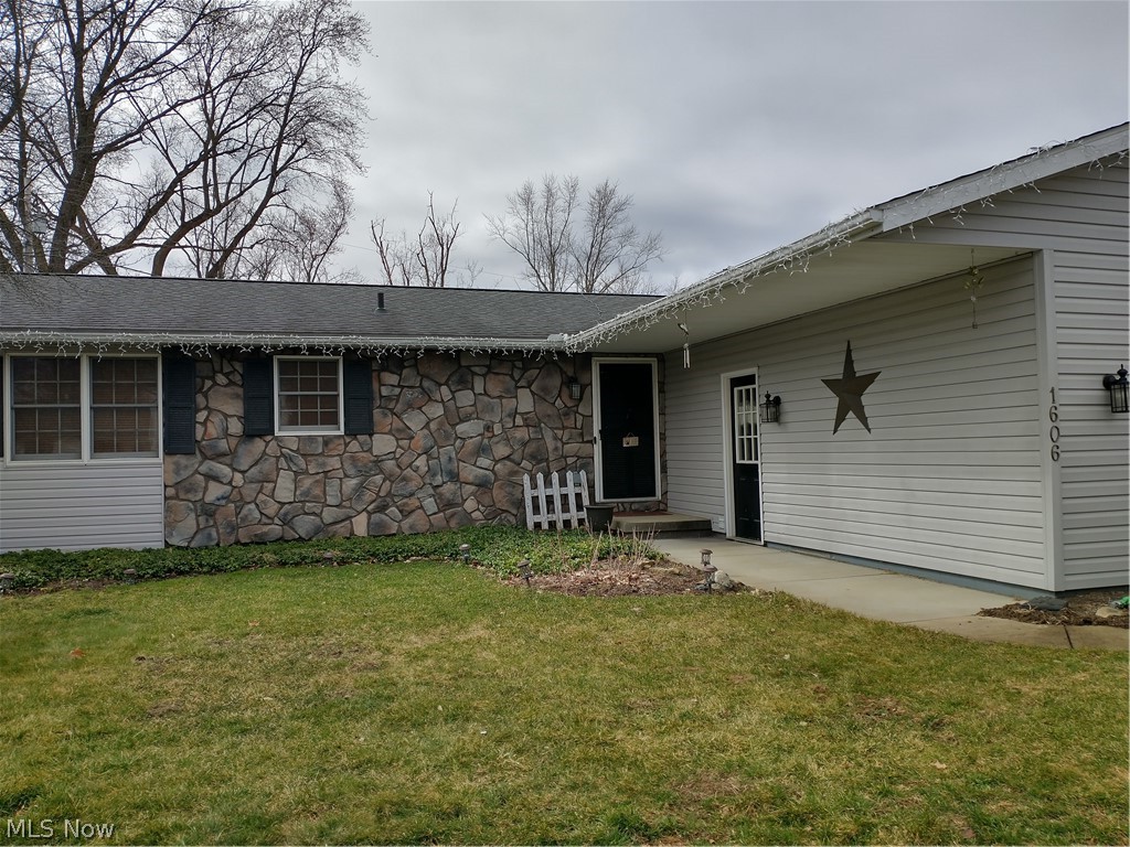 This beautiful stone and vinyl ranch home features 3 bedrooms with 2 full baths. Crown molding, cathedral ceiling and fireplace in the family room. Spacious kitchen and formal dinning room. Master suite with walk in closet. The lower level is partially finished. 2 car attached garage with pull down stairs for attic access. Many updates. French doors step out onto a private area to entertain or just relax. Stunning backyard with a deck and stamped concrete patio with above ground pool. This is a must see. May require flood insurance. Includes parcel numbers 43-07912.000 & 43-07911.000  Schedule an appointment to see this home!