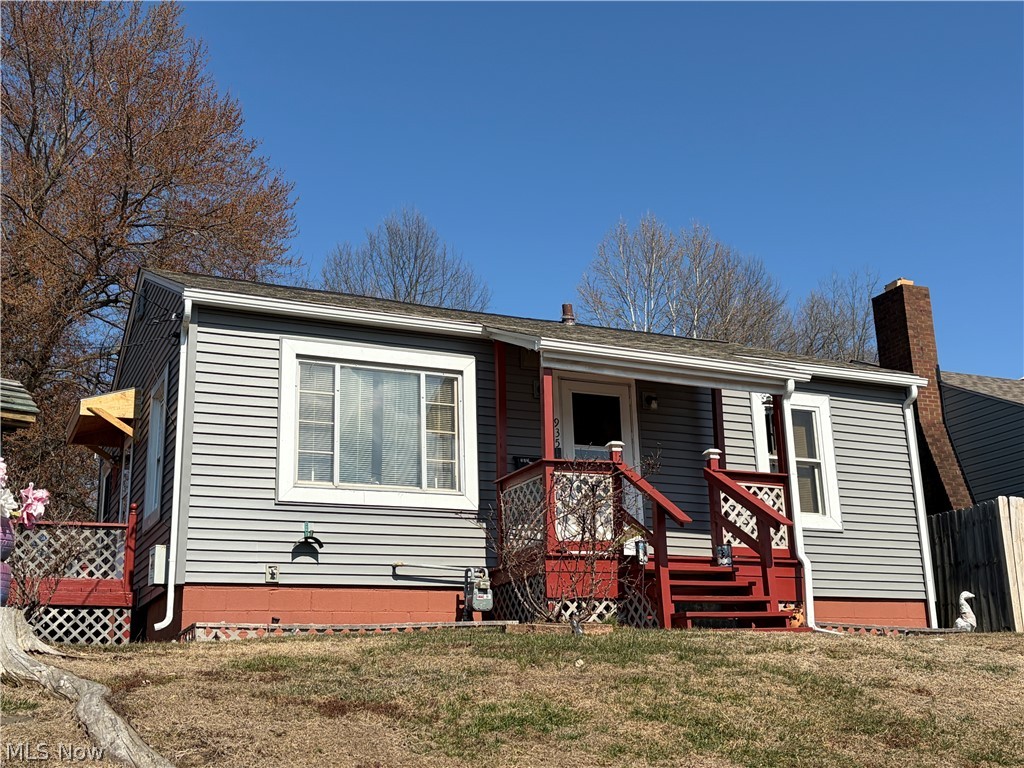 Cozy Ranch home on double Corner Lot with public utilities! Two bedrooms, one bath, big living room, full basement, new Roof and Vinyl Siding in 2024, extra lot! Rented, 48 hour notice needed.