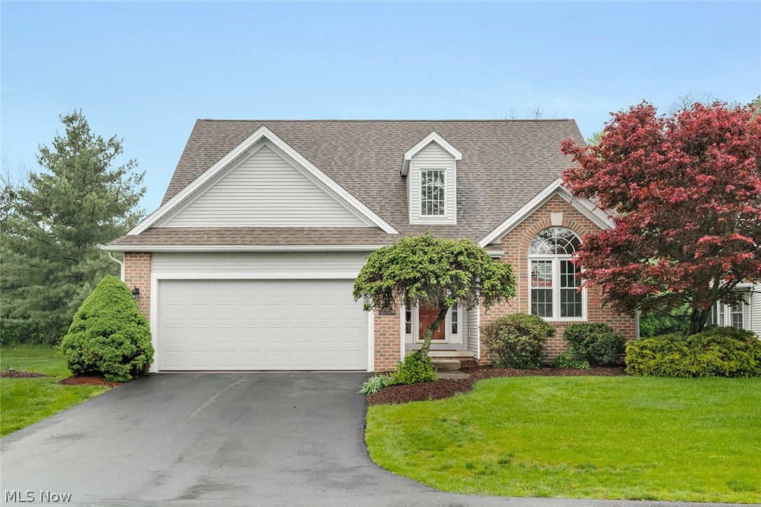 Stunning totally renovated Canfield freestanding villa 3 bed/3 bath in the much desired Lakes at the Preserve development  Walking and biking access to MetroParks bike trail is a short walk away. Enter the 2 story foyer as it welcomes you with tons of natural light. This is the largest of all the villas .The superb renovation includes:Luxury vinyl plank 25 year warranty flooring throughout;freshlly painted tasteful neutral colors throughout ; updated white trim throughout ;all new WINDOWS; beautiful quartz countertops and breakfast bar;new white soft close shaker style kitchen cabinets and gorgeous tile backsplash with attractive under cabinet lighting;new stainless steel whirlpool appliances and sink;new chandeliers and lighting fixtures including recessed lighting, new ceiling fans, lighted mirrors throughout ; amazing quartz trimmed  fireplace with custom made rustic rich wood mantel;French doors to 4 season sunroom with a great vaulted ceiling leading to the new trex deck with vinyl black/white railings overlooking a private tree lined back yard with a dedicated gas line for grill. There are 2 pocket doors, one to master suite and one for the laundry room with  a large double closet and granite sink topped vanity. The master suite has a huge bath with a double sink granite topped vanity and exquisite tiled shower, a garden tub and a huge walk-in closet with upper attic storage access. New rich carpet runner going up the renovated staircase to the upper floor  to the spacious loft area and a third bedroom. And also  a full bath with a granite topped sink and vanity..The view over railing from the loft to below  is superb.And there are many possibilities below in the enormous full basement approx 42' x 31' already plumbed for a full bath.There is also a cement floored large crawl space, 2018 hot water tank/hvac/ac.The roof is 2013.The 2 car garage has hot/cold water and a pull down storage area.THIS IS MAINTENANCE FREE FIRST FLOOR LIVING AT ITS FINEST.