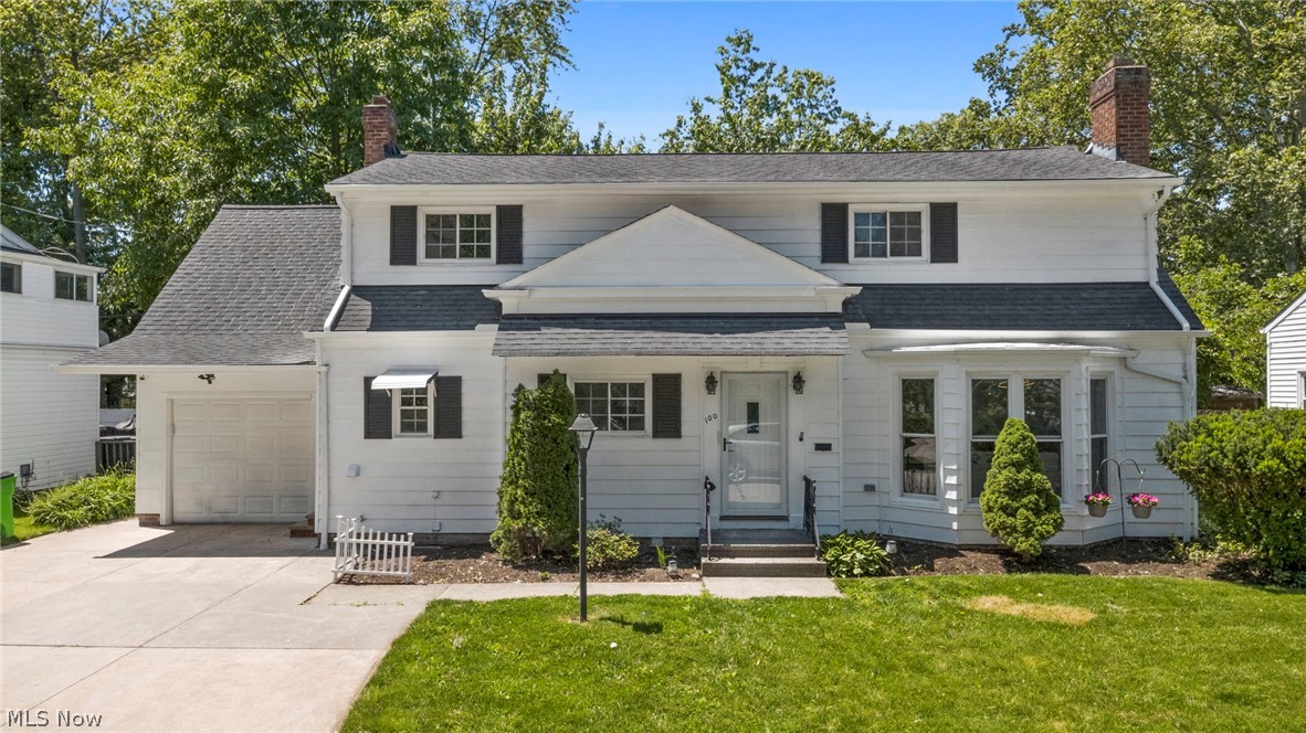 Experience coastal living at its finest in this stunning 4 bedroom, 2 bathroom Euclid home situated on a quiet street that dead ends directly into the lake. A cute street entrance with brick pillars and a white picket fence welcomes you down this serene roadway right by the water. Inside, a bright and airy living room is highlighted by a large bay window that floods the space with beautiful natural light. The main level features new LVP flooring that flows openly from the living room into a formal dining room. This versatile space connects directly to a gorgeous, fully updated kitchen boasting crisp white shaker cabinets, sleek quartz countertops with breakfast bar seating, gold hardware, and premium stainless steel appliances. A convenient first floor bedroom, a beautifully remodeled full bathroom with custom tile work, and a dedicated laundry room complete the main floor. Upstairs, you will find a charming open flex area that serves as a perfect reading nook or play space before leading into three additional comfortable bedrooms. The home also offers updated electrical and plumbing, brand new A/C Unit, new gutters, and a full basement that provides excellent storage capacity. Sliding glass doors from the dining area lead out to a generous backyard, giving you the perfect layout for indoor outdoor entertaining. An attached 1 car garage delivers valuable added convenience alongside great bonus storage space. Living here means enjoying an incredible lakefront lifestyle with exclusive PRIVATE LAKE ACCESS, where you are just steps from daily lake breezes, breathtaking waterfront views, and beautiful shoreline recreation.