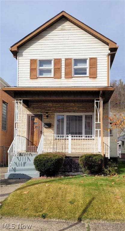 Quaint two-story home with quick access to St. Rt. 7. Newer water heater, newer furnace and A/C. Additional half bath in basement. Laundry in basement.