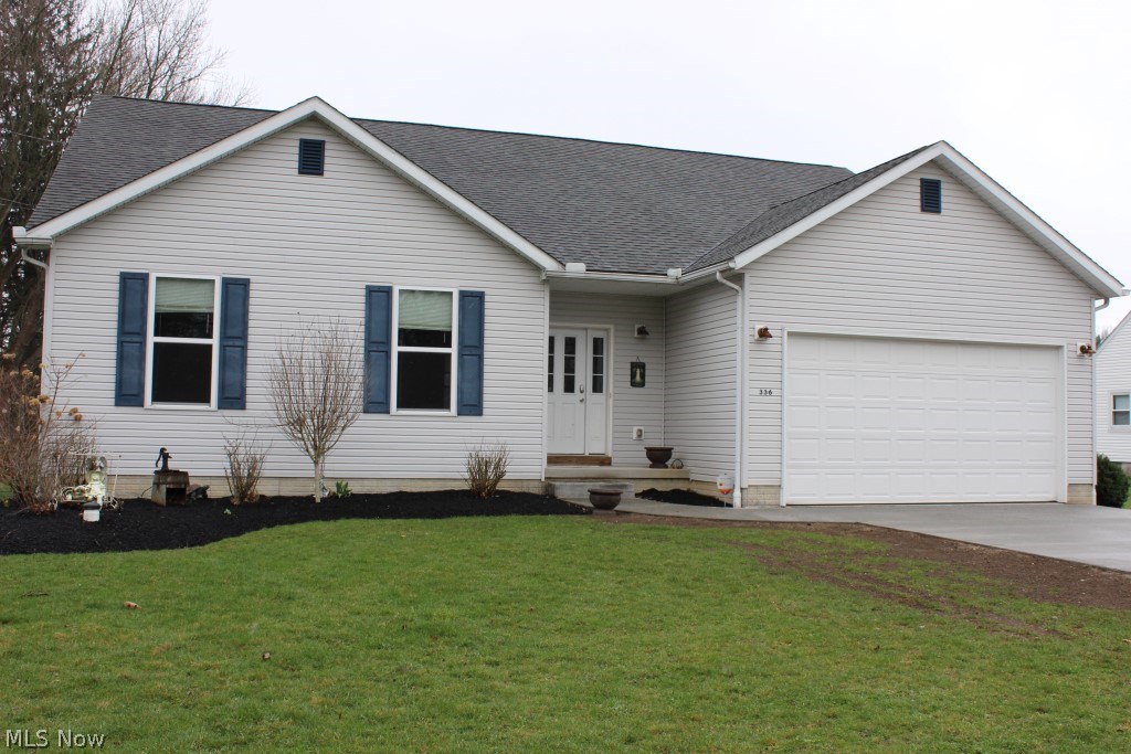 Outstanding value for this 1.5 story built 2007 with 4 bedrooms, 3 baths, approx. 2530SF (main level & up), neutral décor...freshly painted  with  9' ceilings, 1st floor master & laundry on .8 acre level lot* Energy efficient with 6" wall construction* Open floor plan with 3 bedrooms, 2 baths on 1st floor plus 1 bedroom, 1 bath & TV room on second floor* Fully applianced eat in kitchen (stainless refrig, range, microwave & dishwasher), disposal, pantry, wood like floor & slider to patio* Upper level...all new carpet and paint with additional master suite with sitting room/office, bath with walk in tile shower, garden tub, tile floor & full wall closet with storage shelves* 14 course unfinished basement with poured walls, glass block windows, & built in shelves* 90% eff furnace* 200 amp service* Softener* Patio with pergola* Gazebo* Doll house...(could be utility shed)* Home warranty provided* Well & septic inspection completed & approved by County, 4/2016* WDI inspection completed, 4/2