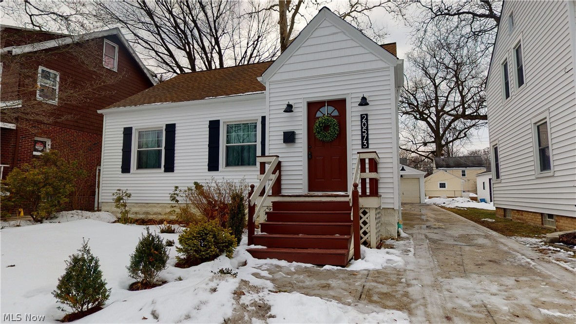 Welcome home to this charming bungalow in the heart of Fairview Park. New roof (2021), landscaping (Oct '21), siding, gutters and downspouts (Jan '22) make for great curb appeal. Beautiful hardwood floors run throughout this 3 bedroom, 1 bath home. A large master bedroom is located on the 2nd floor. Home has been freshly painted in today's colors and all new light fixtures and window treatments add to the charm. Many updates in the last 10 years include: Electrical ('12), Driveway ('13), Hotwater tank ('17), Glass block windows ('15). All appliances stay. Don't miss out!
