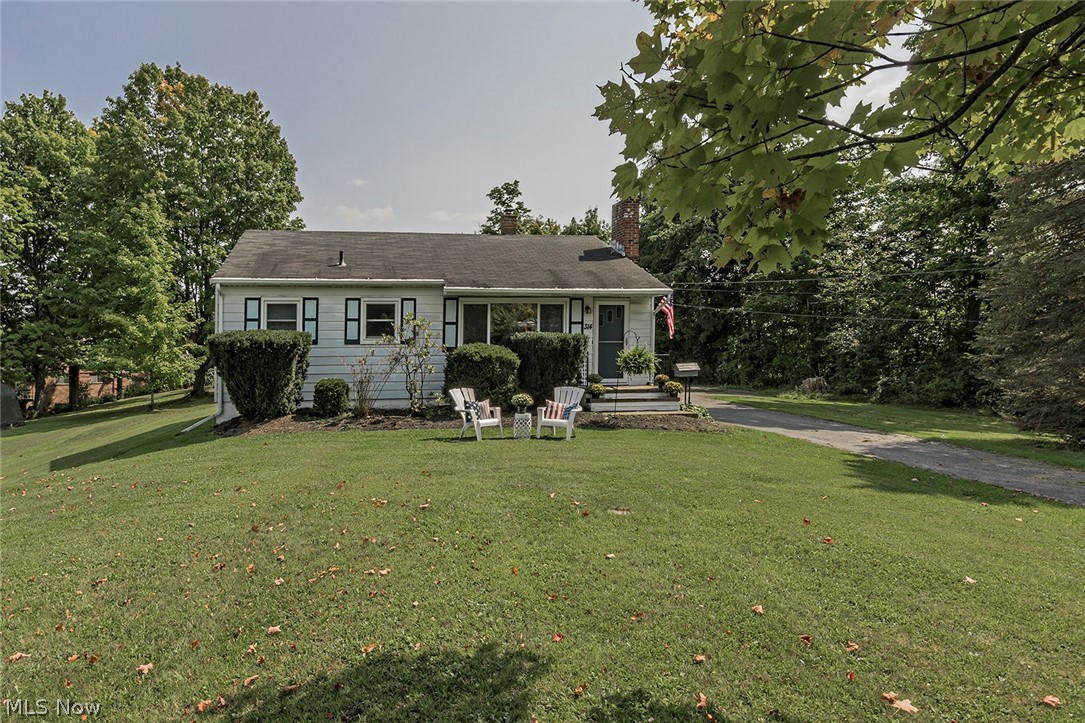 DELIGHTFUL opportunity in the heart of Chardon!  * This three bedroom and one bath ranch home with a partially finished basement is ready for the next owners.  * The charm, property and well maintained care of this home make it special.  * The living room is full of natural light and connects to the eat in kitchen.  * The refrigerator, dishwasher and gas stove are newer (2020).  * The full bath is complete with a newer surround tub/shower combination + vanity + built in storage.  * Hardwood floors continue into each bedroom with newer windows and ample closets.  * BONUS! You'll surely enjoy the newly finished recreation room in the lower level - complete with pristine drywall, neutral paint, recessed lighting and a custom finished concrete floor.    * There is a Carrier high efficiency furnace, newer Rheem hot water tank (2021) PLUS newer GE Energy Star washer & dryer (2021).  * There is a 2-car detached garage just steps from the newly painted deck and back door.  * ALSO make note tha