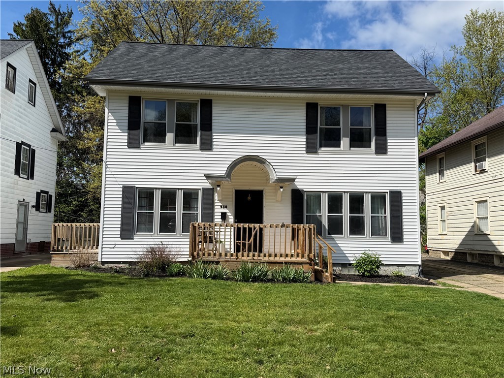 Welcome to this classic 1921 Highland Square Colonial at 955 Amelia Avenue, full of the charm you’ve been looking for in one of Akron’s most vibrant, walkable neighborhoods. With approximately 1,826 square feet, there’s plenty of space to spread out, perfect for both everyday living and hosting family and friends. As you enter the center foyer, you’ll immediately notice the beautiful original casing and trim leading into the living room, formal dining room, and staircase. The kitchen is bright and spacious with room for a breakfast table. Upstairs offers three comfortable bedrooms and a full bath. The third floor features a large finished bonus space that works well as a fourth bedroom, home office, or walk-in closet. Recent updates include the bathroom tub and vanity (2018), roof (2019), furnace (2019), and hot water tank (2020). The main living areas have been freshly painted and staged to highlight the hardwood floors and natural light throughout. Step outside and you’re just minutes from Highland Square’s beloved shops, restaurants, parks, and entertainment, with quick access to I-77 and Route 8, plus nearby Summa Health and Whole Foods.
Homes like this don’t come around often. Come see it for yourself.  (Driveway is NOT shared.)