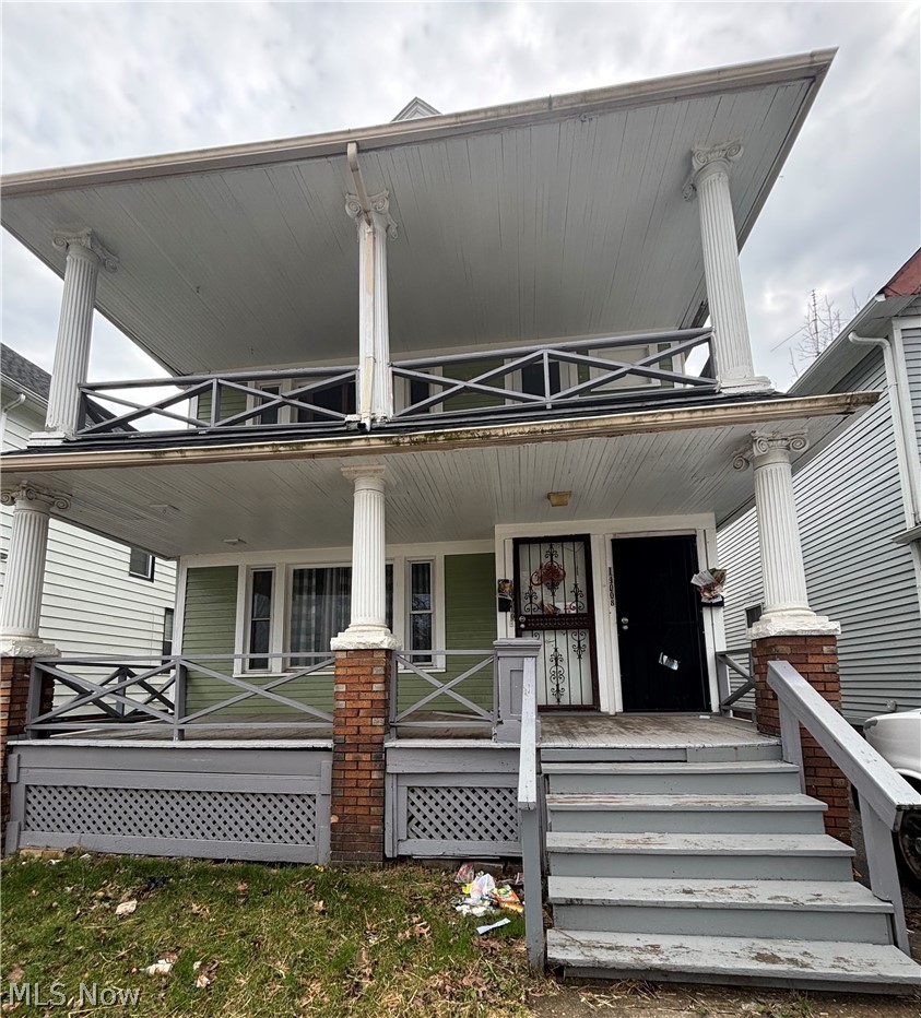 Solid multi-unit property in the up-and-coming city East Cleveland. Property features 2 bedrooms-1 bathroom per unit with an additional finished attic included with the upper unit. Property recently renovated in July 2025, however, Property will likely need cosmetic repairs once vacated. New plumbing, new furnaces, new hot water tanks installed July 2025. Both units are currently in eviction status and cannot be shown unit vacant. Exterior showings only until property has been vacated.