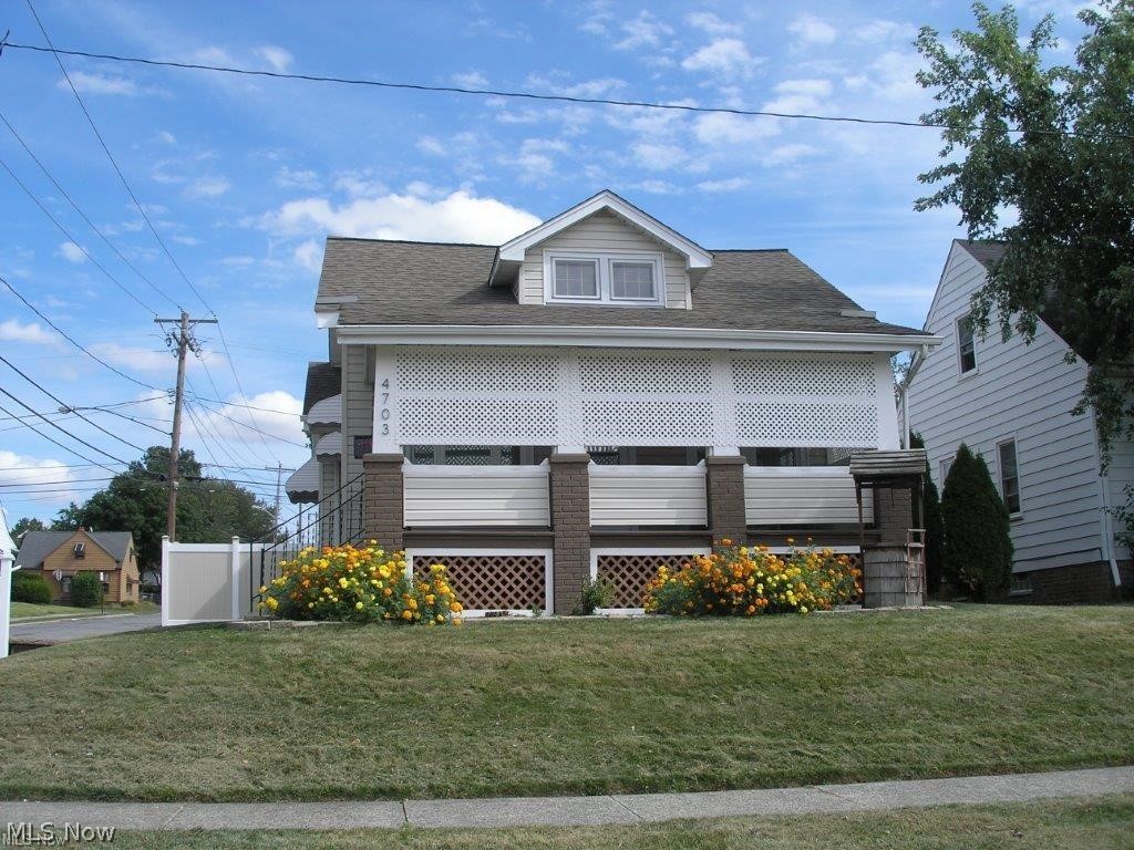Welcome to this super cute & affordable Cape Cod.  This home offers lots of natural lighting, spacious rooms and a private fully fenced in backyard. This home is great for 1st time home buyers looking for low maintenance. The lower level offers a large recreational space with a gas heater for cozy winters and a full bath. It can also be used an additional bedroom. The front porch is great for sitting during warm summer nights. Schedule your showing today. This home won't last long! Home is being sold as-is. Owner to make no repairs