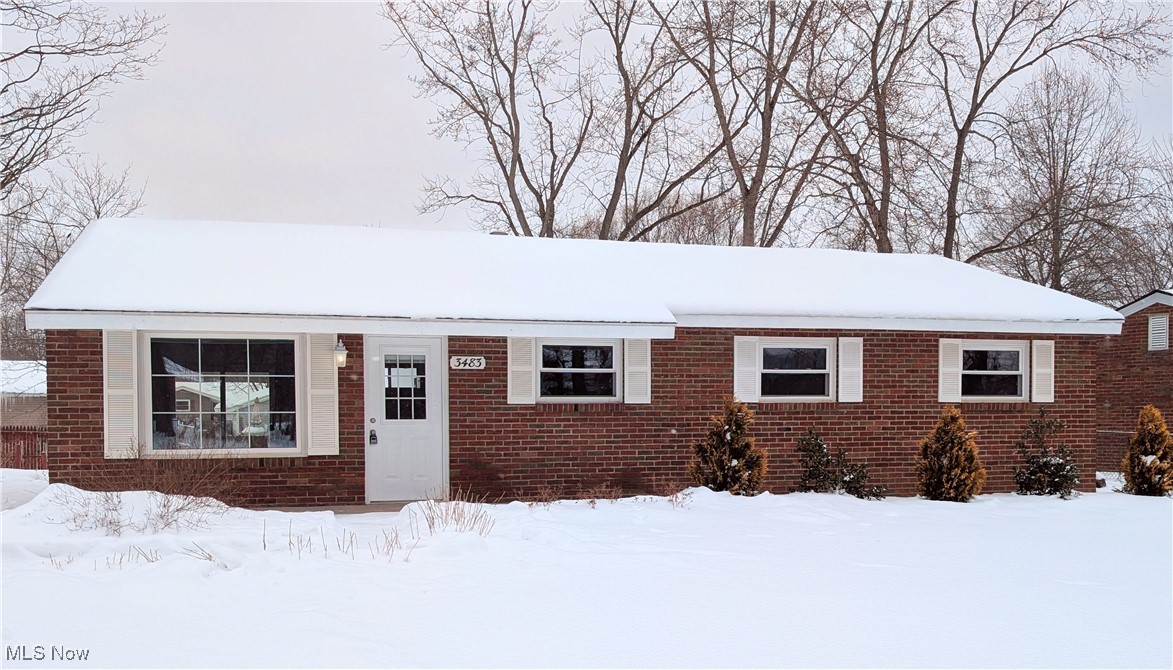 Beautifully updated brick ranch offering comfortable one story living. The main floor features a convenient layout with the laundry room, bedrooms, and bathroom all located on the same level. Interior updates include new cabinets (2025), quartz countertops (2025), flooring (2025), stainless steel appliances (2025), and fixtures (2025), creating a fresh, modern feel throughout. Schedule your showing today to experience all this home has to offer!