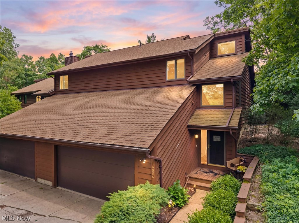 Nestled in an enchanting, retreat-like setting surrounded by mature woods, this beautifully appointed residence offers a rare blend of luxury, privacy, and natural beauty. Ideally situated near the community’s large lake, the home captures breathtaking views of nature from nearly every window, creating a peaceful and elevated living experience.

The inviting family room features a warm fireplace and sliding doors that open to an exceptionally private patio, perfect for quiet mornings, evening relaxation, or intimate outdoor entertaining. A spacious formal living room adds an elegant setting for hosting guests or enjoying refined everyday living.

The gourmet kitchen has been tastefully updated with newer flooring, granite countertops, and appliances that remain with the home, offering both beauty and function. Upstairs, the owner’s suite feels like a private sanctuary, complete with an updated bath featuring a custom shower. A second bedroom, additional full bath, and convenient second-floor laundry area complete the upper level.

With a 2-car attached garage, prime location, and a setting wrapped in the beauty of Mother Nature, this home offers the feeling of a private luxury retreat while remaining close to everyday conveniences. A sincerely true must-see.