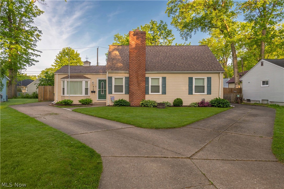Welcome to this beautifully updated 4-bedroom, 3-bath Cape Cod in the heart of Avon Lake! Offering over 2,100 sq ft of living space, this home features an open and inviting layout perfect for everyday living and entertaining. The spacious living room showcases a cozy fireplace with a stunning wood accent wall, flowing into the dining area and kitchen complete with granite countertops, stainless steel appliances, abundant cabinetry, and peninsula seating. Newer flooring in the dining room and front entry adds a fresh, modern touch. The home offers generously sized bedrooms, including a first-floor master with en suite bathroom, and convenient first-floor laundry. Step outside to enjoy the private fenced backyard with patio area, ideal for relaxing or hosting guests. Situated on a beautifully maintained lot close to parks, shopping, dining, and Lake Erie amenities!