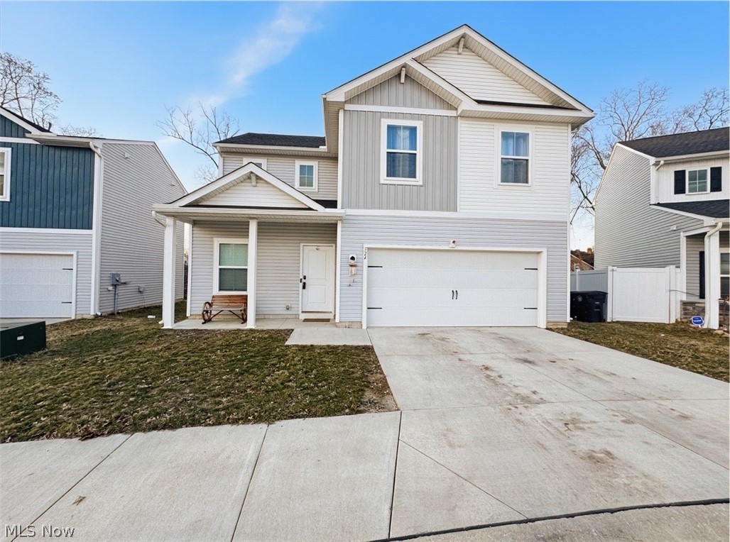 Welcome to 524 Auld Farm Rd in Akron’s desirable West Side—a newer construction home offering over 1,600 sq ft of modern, low-maintenance living with the added benefit of significant property *tax savings* (see below).

This thoughtfully designed 3-bedroom, 2.5-bath home features a spacious owner’s suite with a walk-in closet and private full bath, complete with a double granite vanity. The main level offers a bright open-concept layout filled with natural light, ideal for both everyday living and entertaining. The modern kitchen with quality finishes flows seamlessly into the living and dining areas, while direct access to the attached 2-car garage adds convenience.

Upstairs, you’ll find a versatile loft space perfect for a home office, playroom, or second living area, along with the highly desirable second-floor laundry.

One of the standout advantages of this home is the 15-year, 100% Community Reinvestment Area (CRA) tax abatement, which began in 2023 and runs through the 2037 tax year. The 2025 property taxes were only $1,171, creating an estimated $350/month in tax savings compared to typical homes in this price range. Applying recent average mortgage rates, that savings is roughly equivalent to the buying power of about ~$50,000 in additional home price.

Conveniently located with quick access to major highways, downtown Akron, and the Akron Zoo, this home offers the perfect blend of modern comfort, location, and long-term financial advantage.

Move in and enjoy newer construction living with exceptional tax savings—schedule your private showing today!