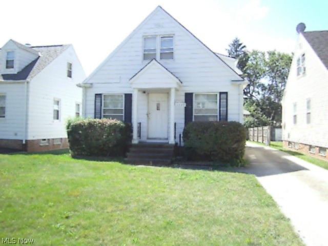 This 3 bdrm/1 bath bungalow with 2 car detached garage and full unfinished basement is close to schools, shopping and hospitals with easy access to downtown Cleveland.

Seller is Secretary of Veterans Affairs and property was built prior to 1978,lead-based paint potentially exists. All
information is approximate.