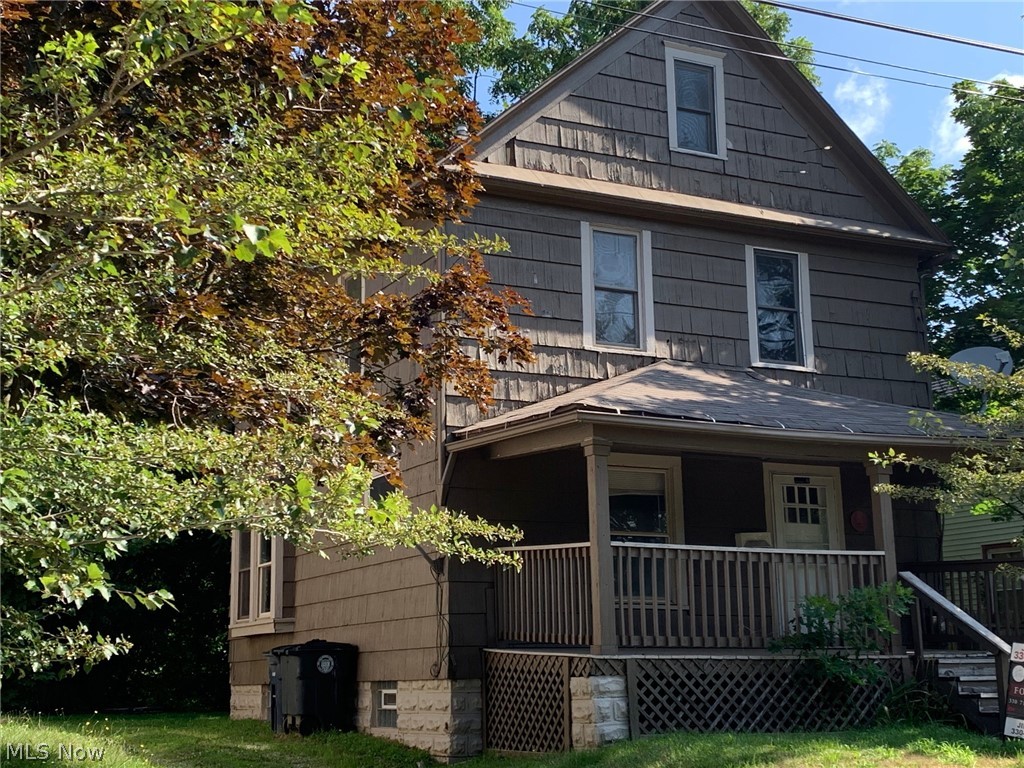 Don't miss this opportunity in Kenmore! This 4 bedroom house has, hardwood flooring throughout first floor, tiled kitchen, carpeted 2nd floor bedrooms and walk-up finished attic. The kitchen leads to a back porch that goes out to a large backyard that provides plenty of privacy with the mature trees.  Bring a little TLC and start earning some great rental income!